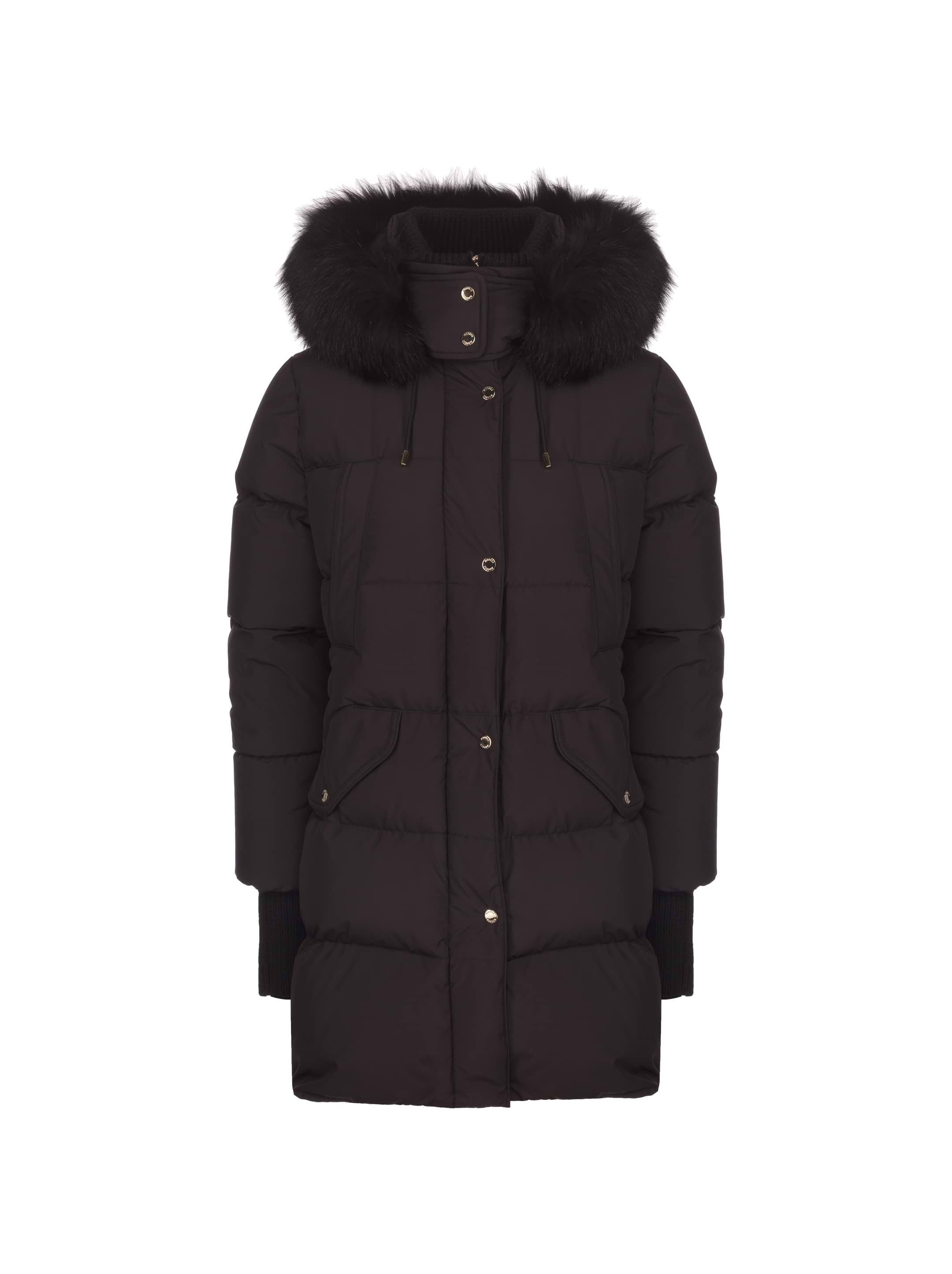 ジャケット MOORER Woman Jacket Black TALASSASTP NERO TALASSA-STP in NERO: Luxury Italian Jackets for Women | MooRER®