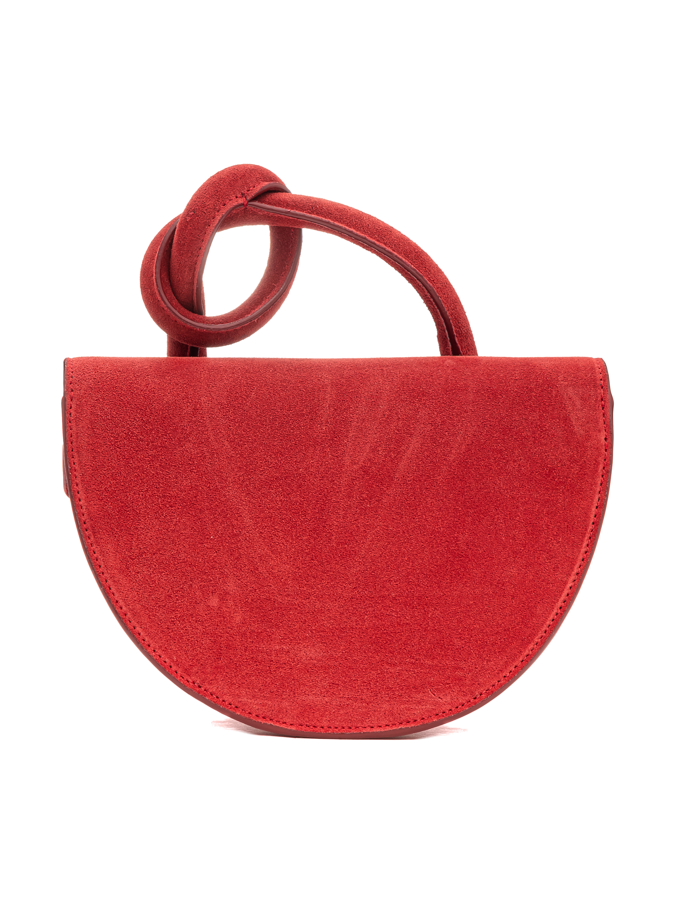 ★YUZEFI★ Mini Pretzel Crossbody Bag Red YUZRS23HBMPRZ41 YU PRETZEL - CAYENNE PEBBLE GRAINED LEATHER – Yuzefi