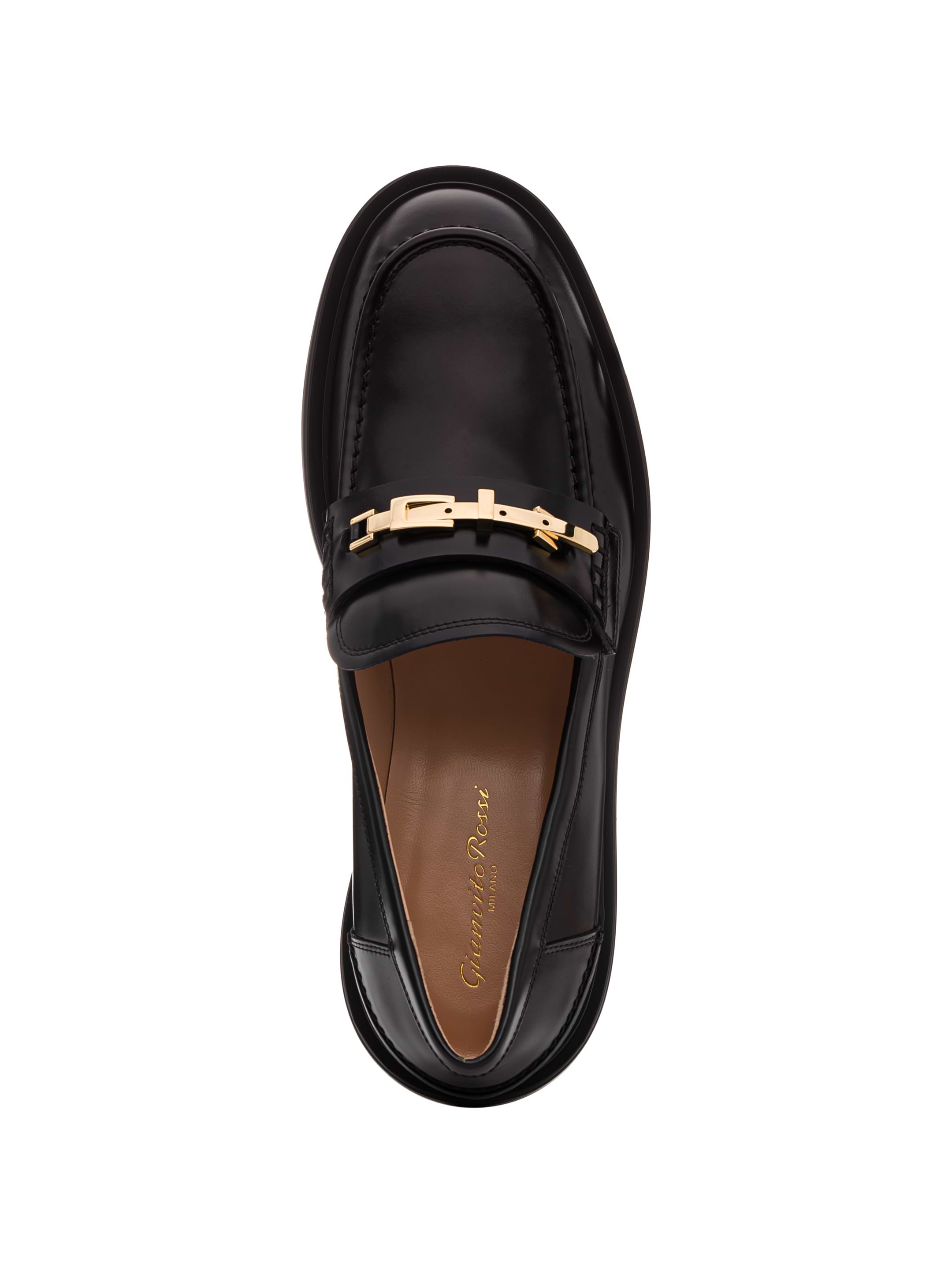 【関税込み】Gianvito Rossi ブラック Martine ローファー 関税込み】Gianvito Rossi ブラック Martine ローファー