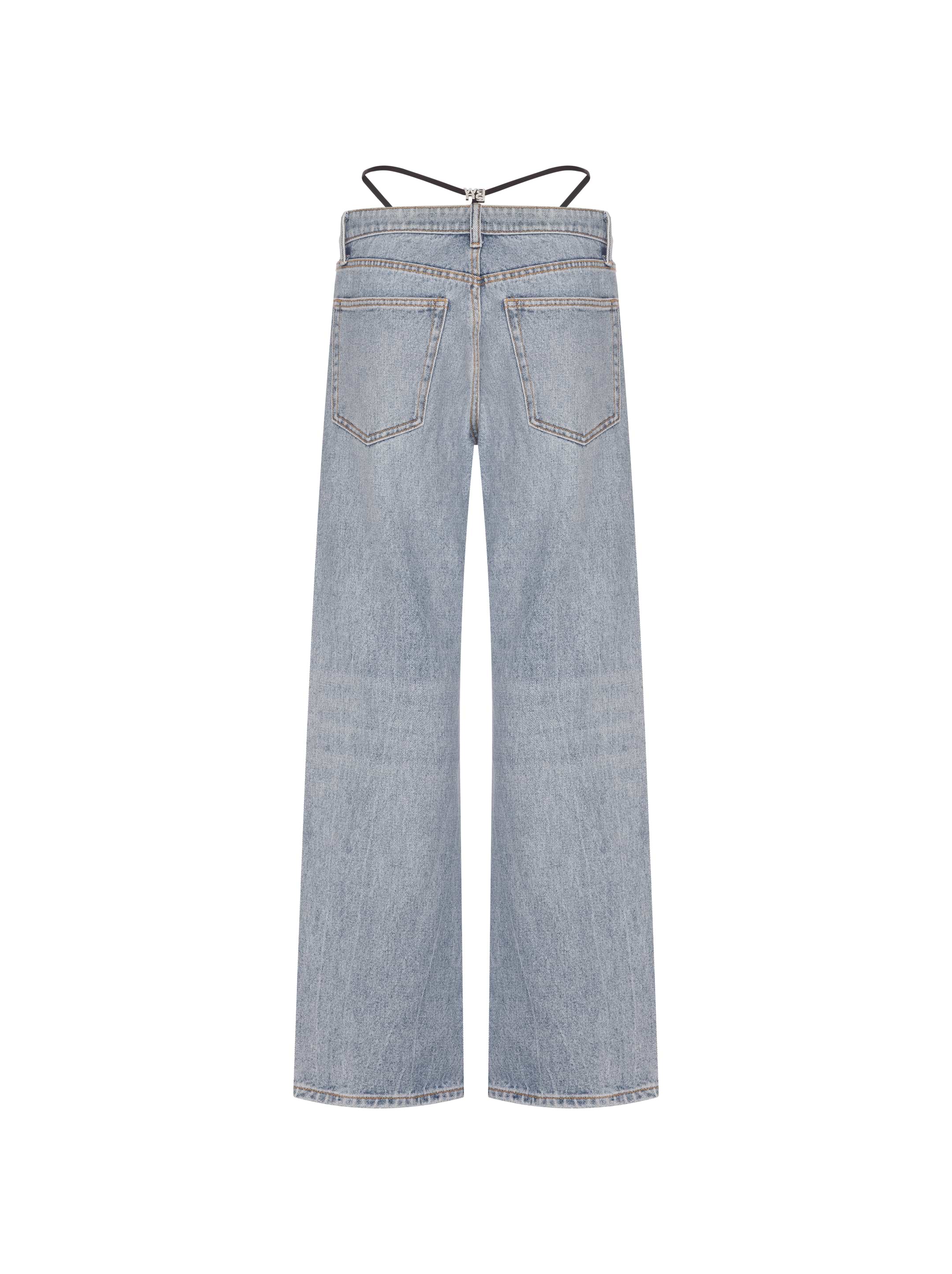 Logo wide-leg jeans Alexander Wang Denim for women - buy in Logo wide-leg jeans Alexander Wang Denim for women - buy in