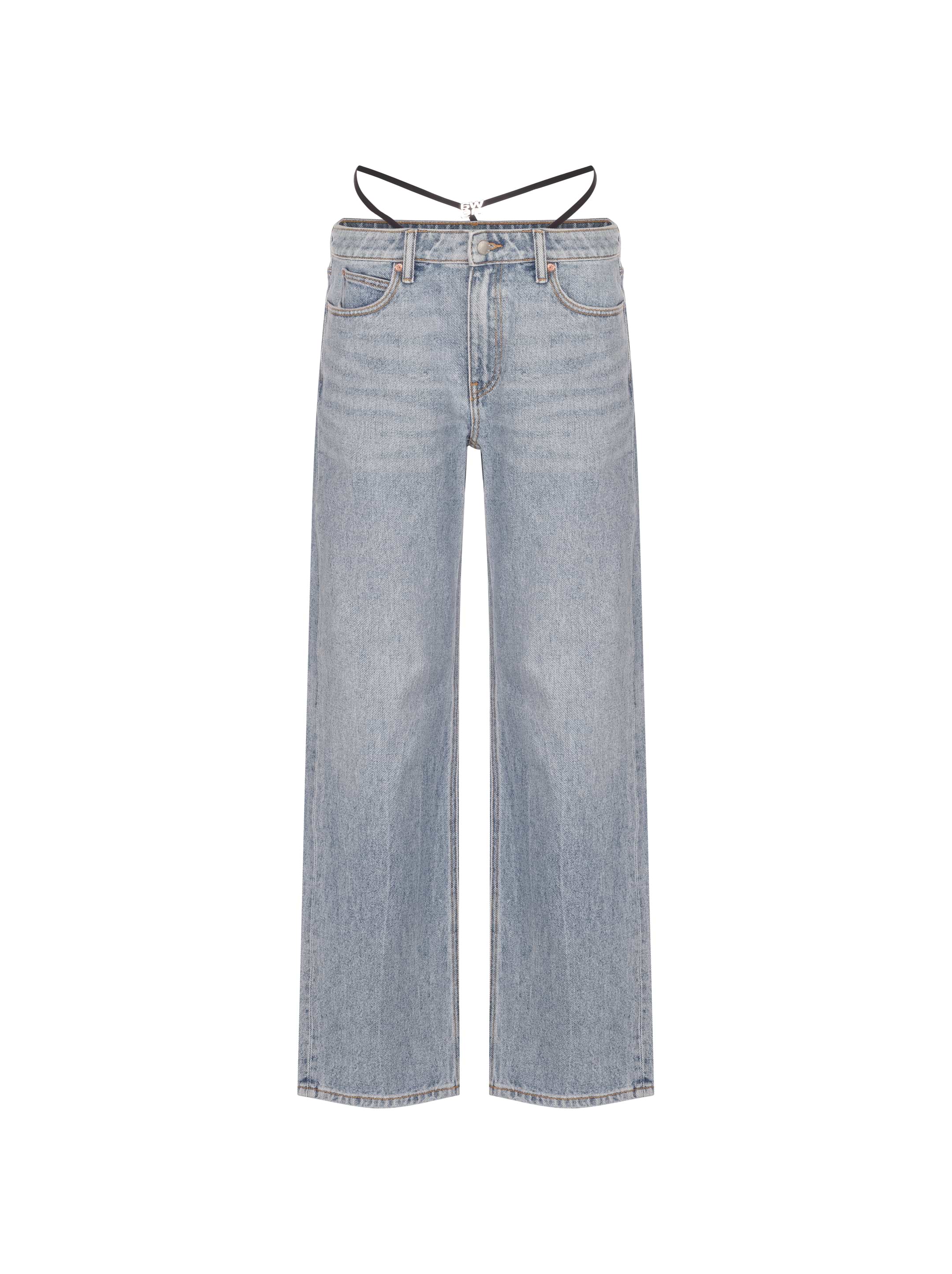 Logo wide-leg jeans Alexander Wang Denim for women - buy in