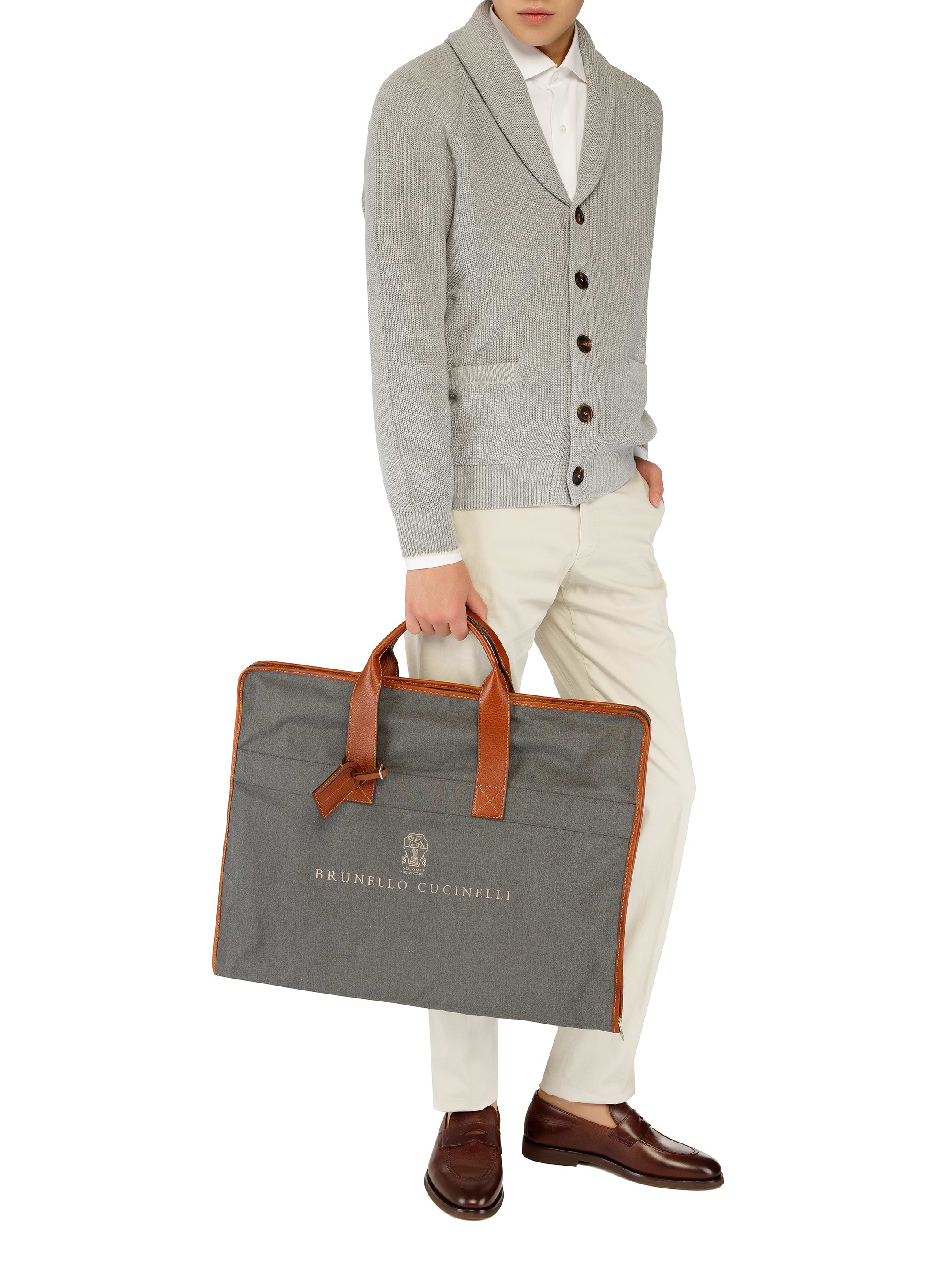 Men's leather bags and backpacks | Brunello Cucinelli