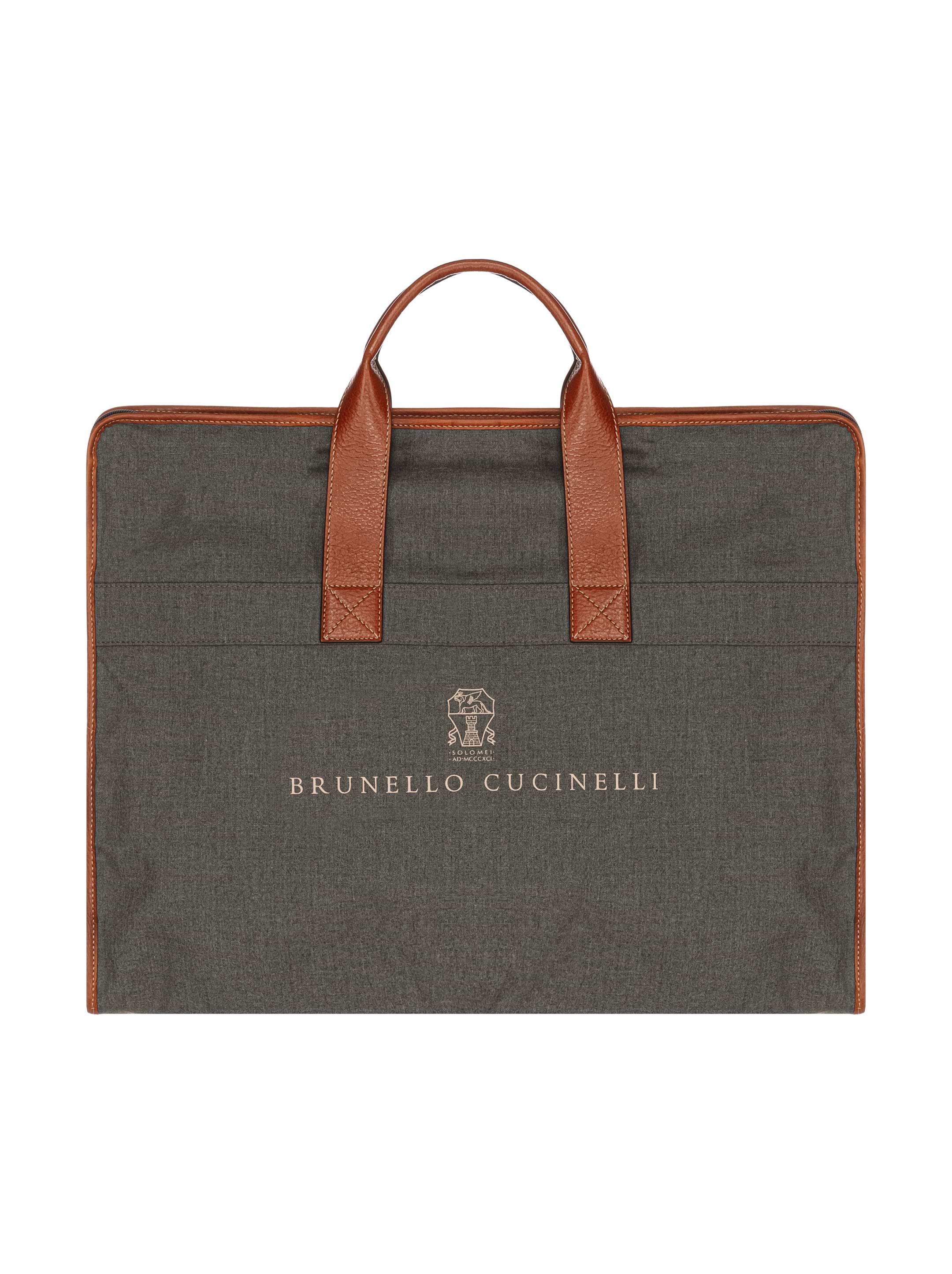 Brunello Cucinelli - Ossido Soft Suede Top Handle Bag