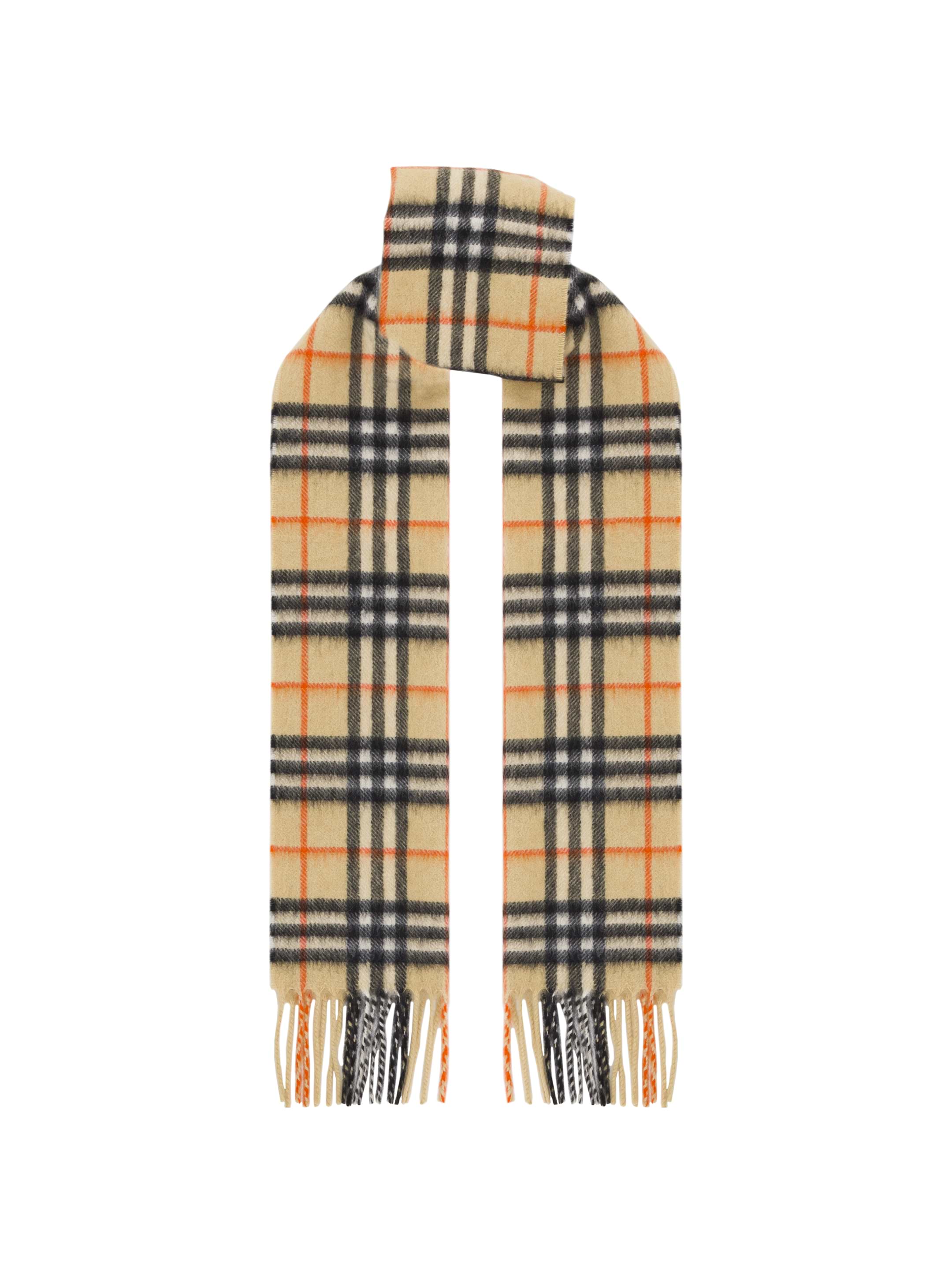 Burberry kids' Vintage Check cashmere scarf - buy for 231100