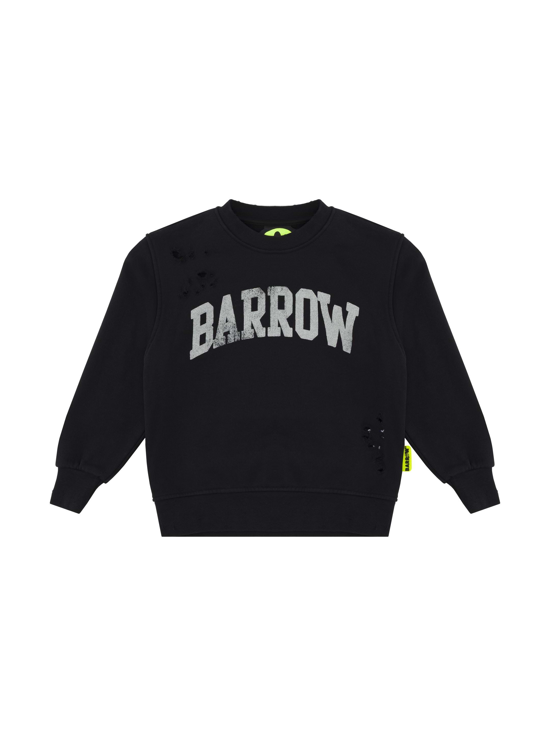 スウェット・トレーナー BARROW Cotton sweatshirt with logo on the front Nero Cotton logo sweatshirt Barrow for kids - buy in the official
