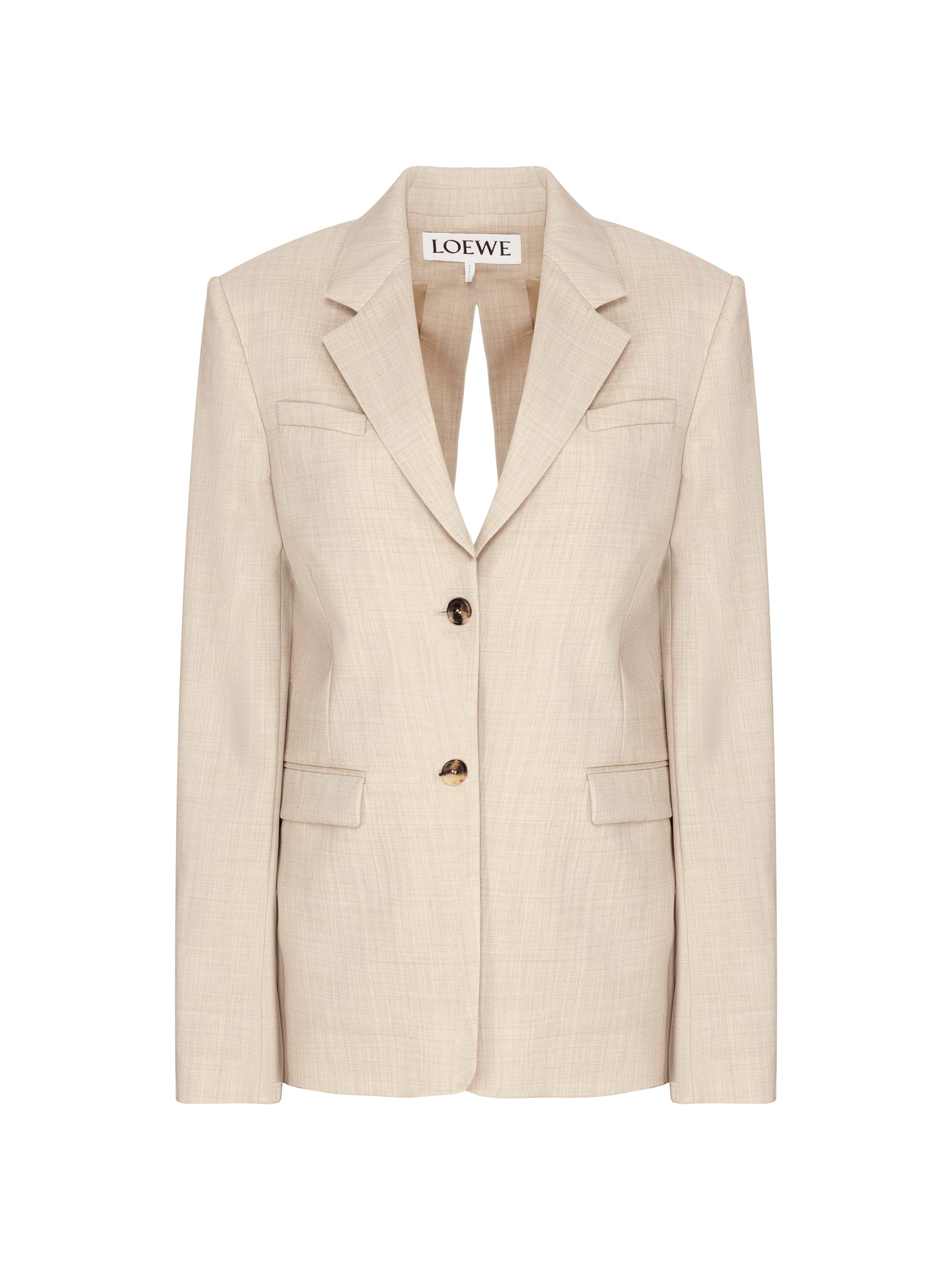 Single-breasted blazer with side slit Loewe for women - buy