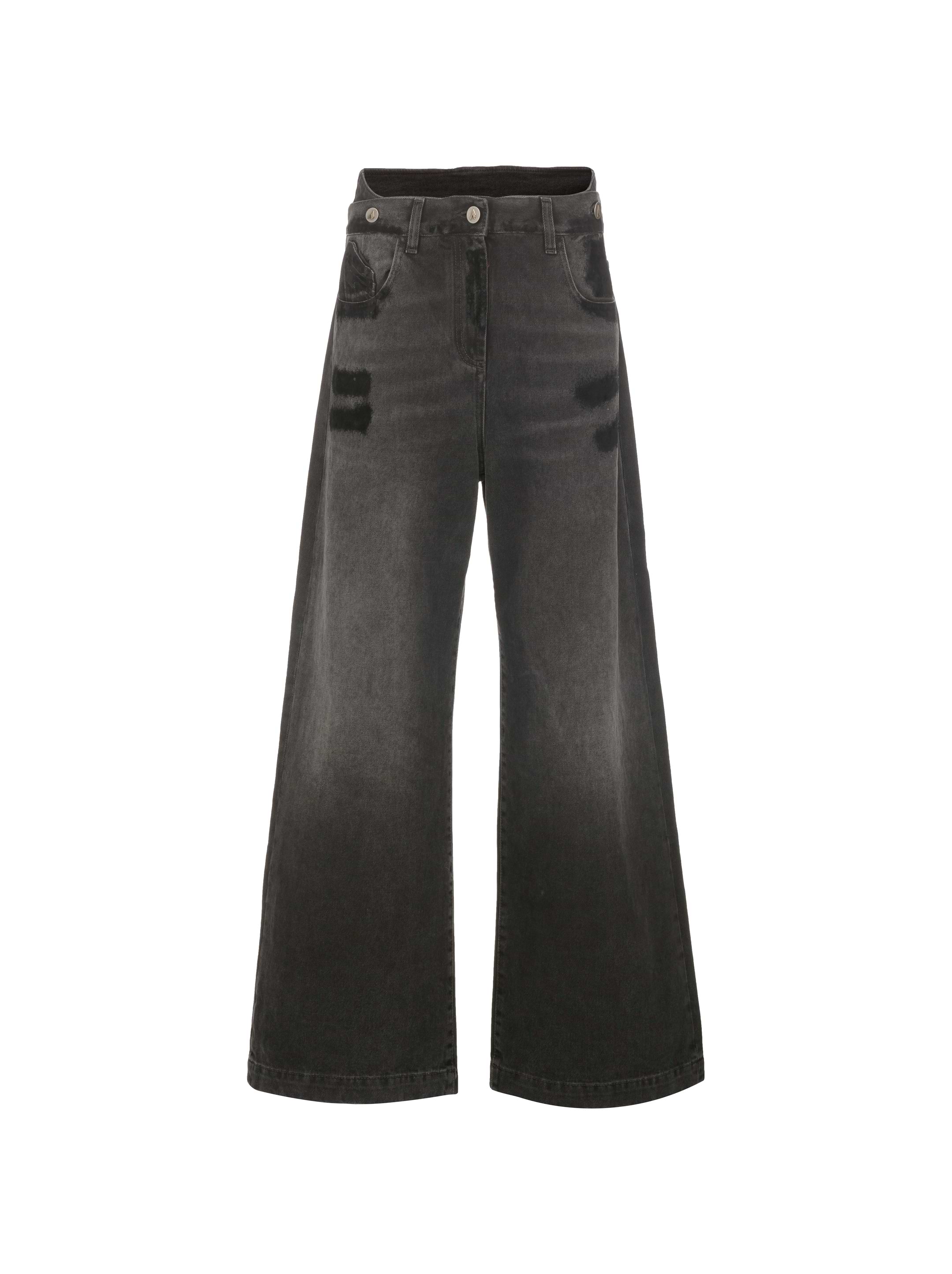 THE ATTICO Woman Jeans Grey 237WCP113D063 084