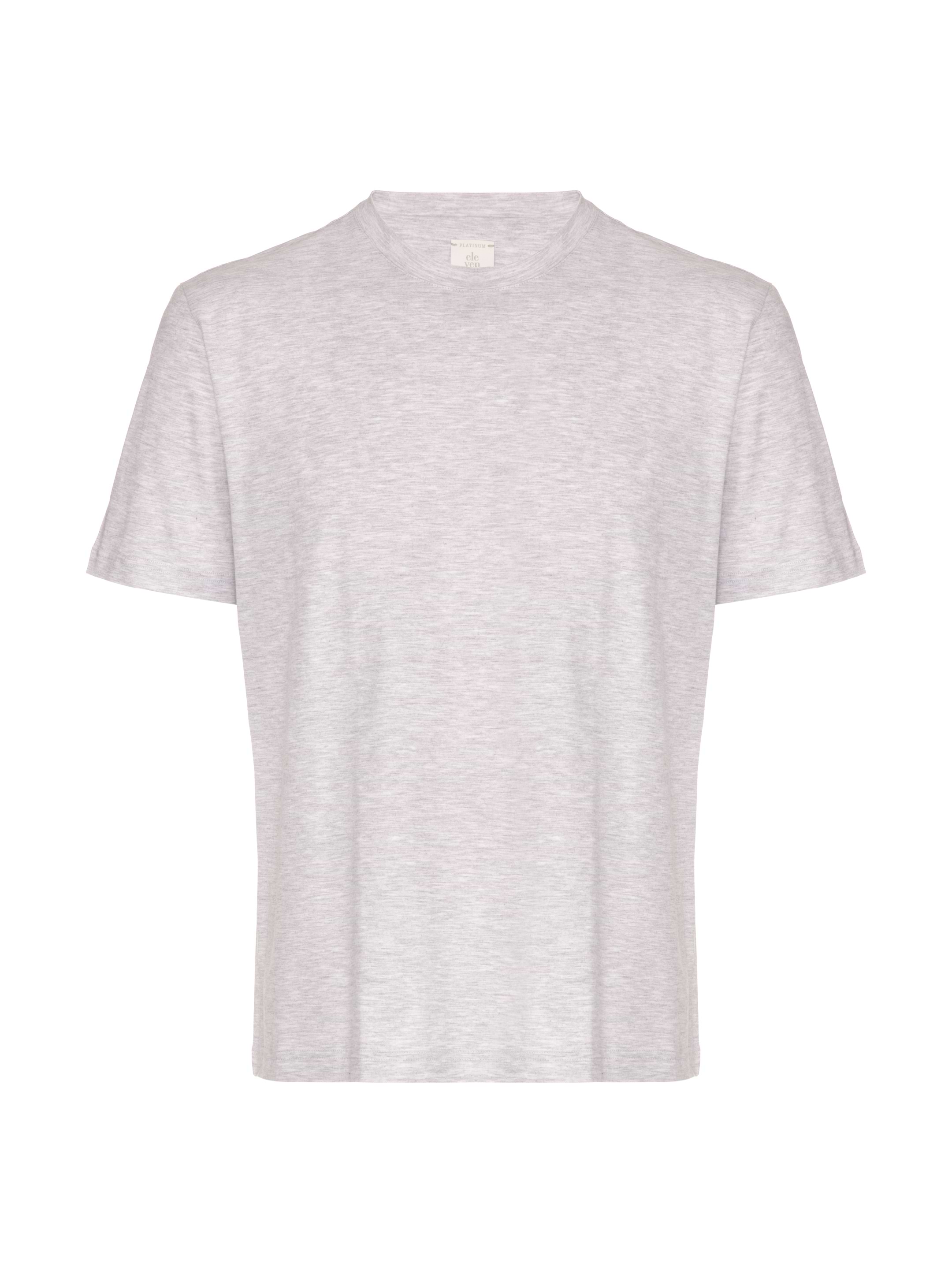Tシャツ・カットソー BRUNELLO CUCINELLI Men T Shirts M0B131344C8190 Grey Brunello Cucinelli Grey Cotton V-Neck Half Sleeve Slim Fit T