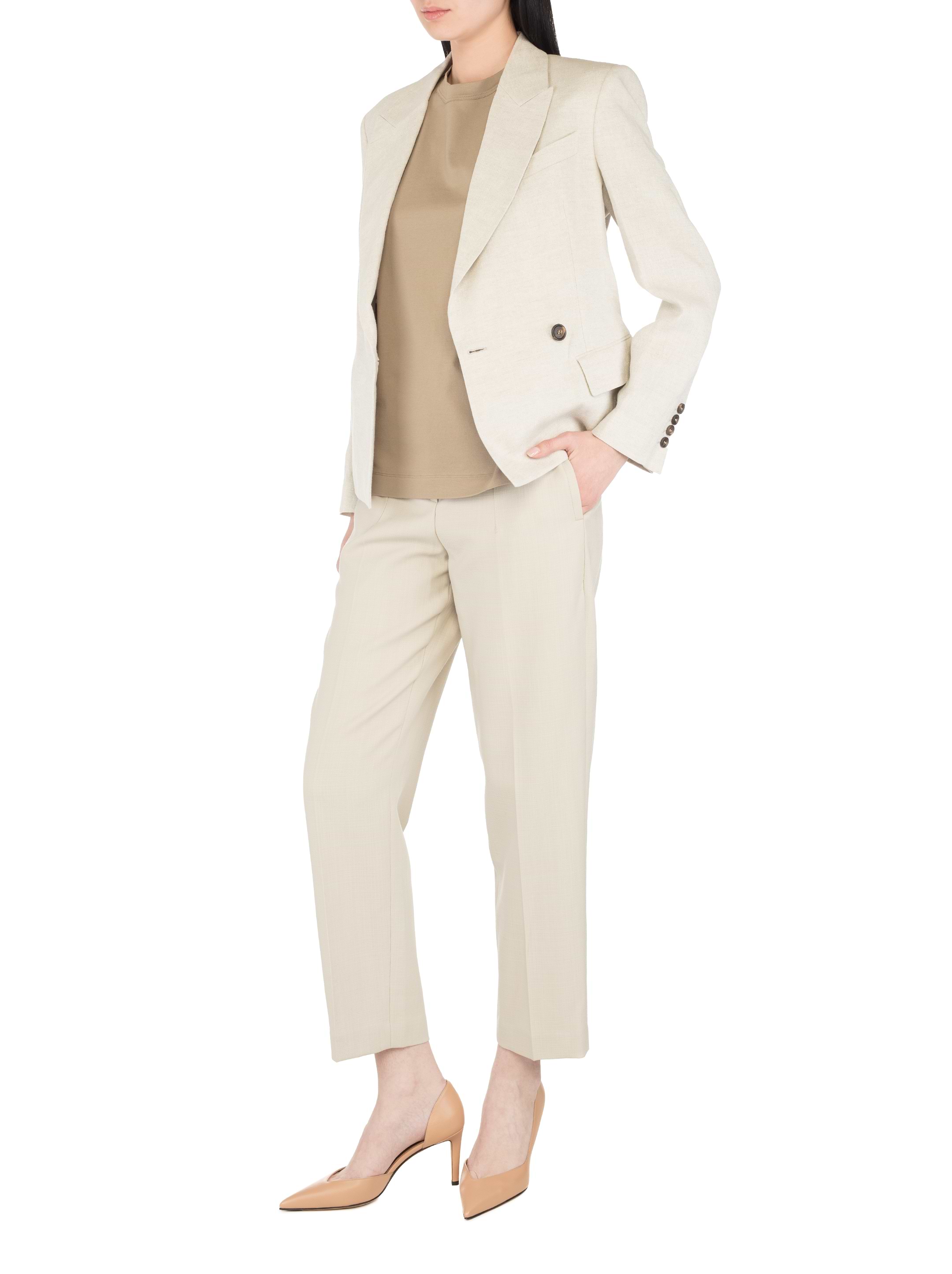 Brunello Cucinelli women's Pressed-creased tapered pants