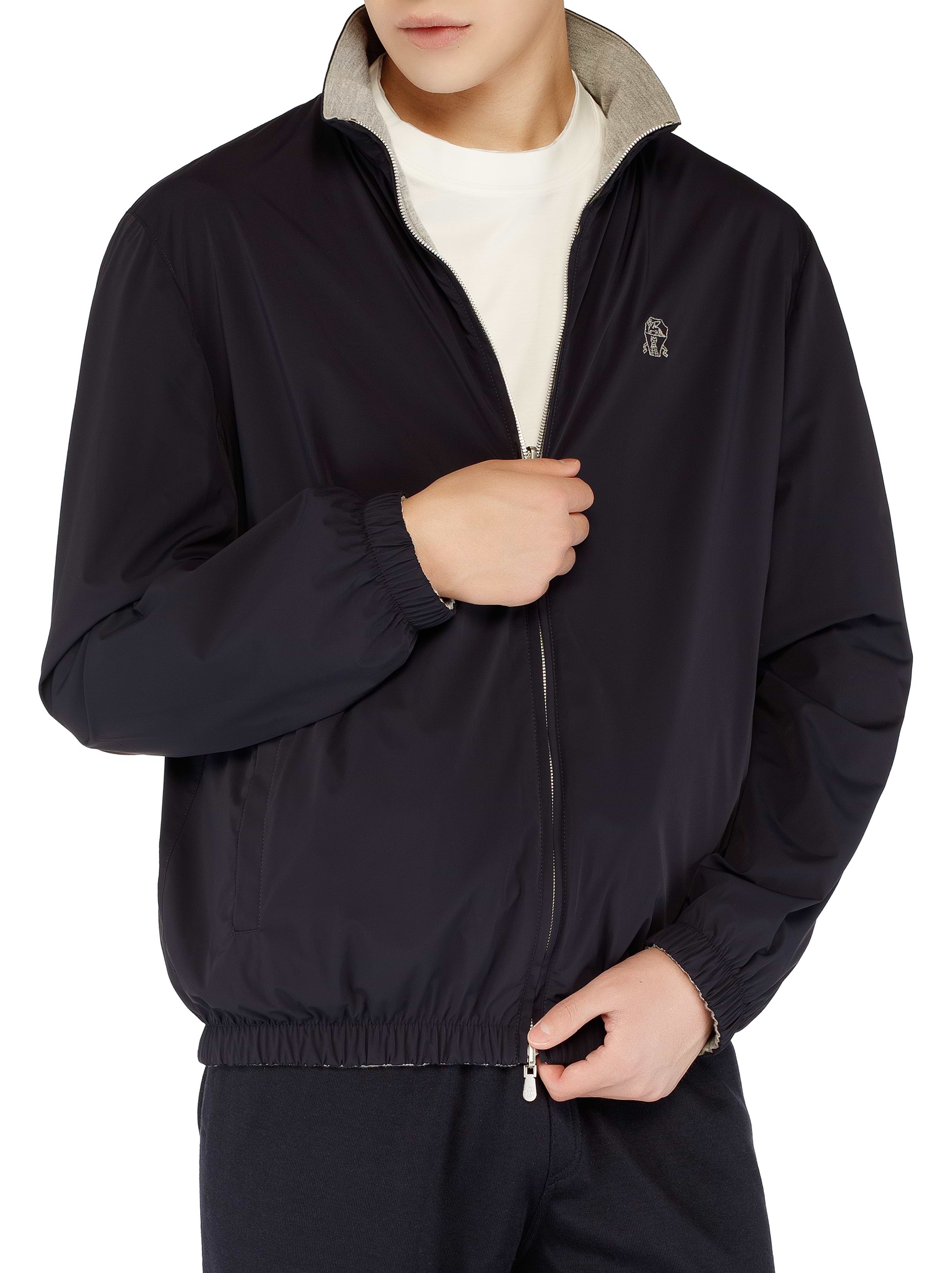 Brunello Cucinelli men's Reversible track jacket - buy for