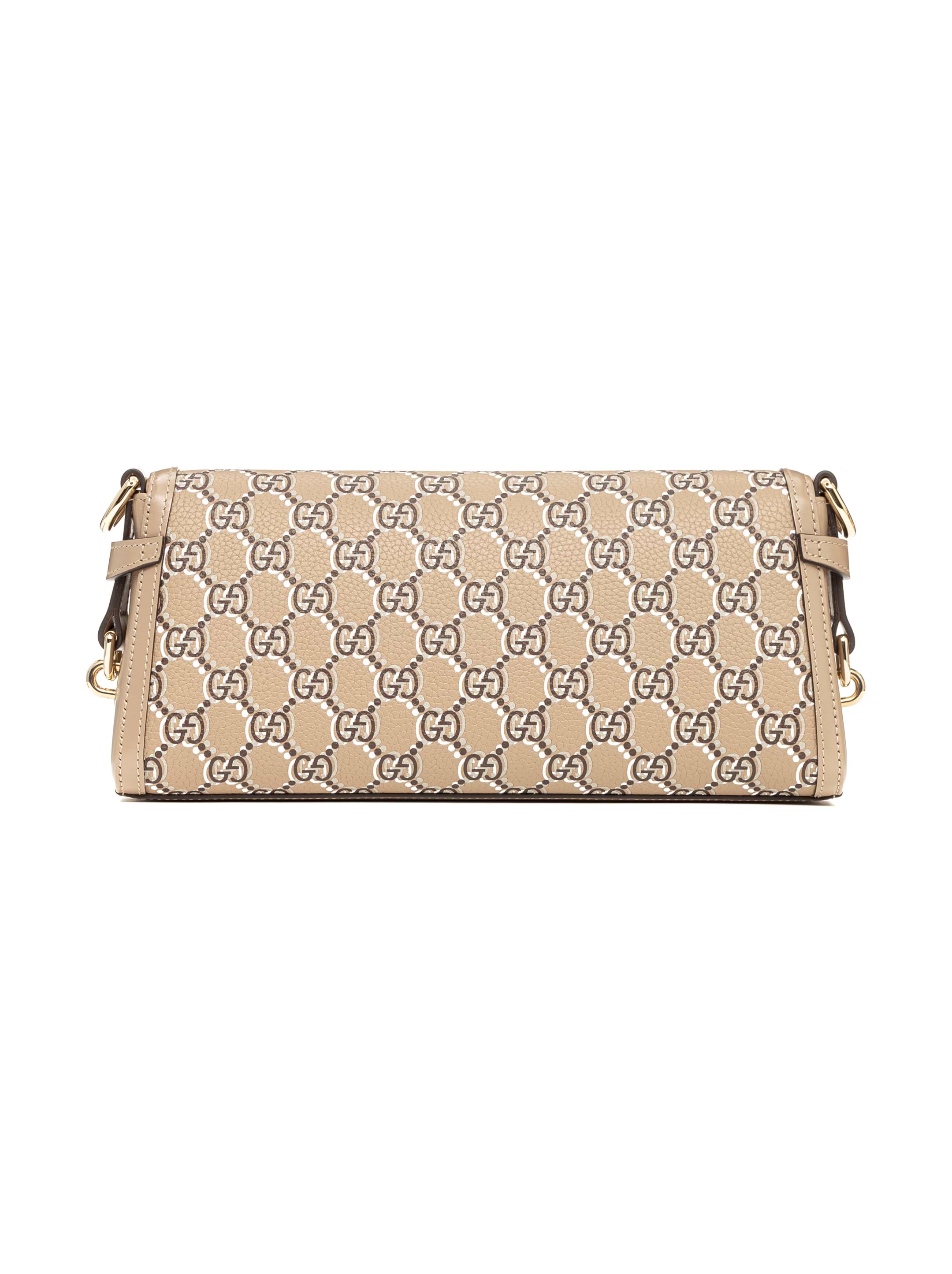 【関税&送料込】Gucci Gucci Luce GUCCI Luce Small $3200 Beige And Blue GG Canvas Shoulder Bag