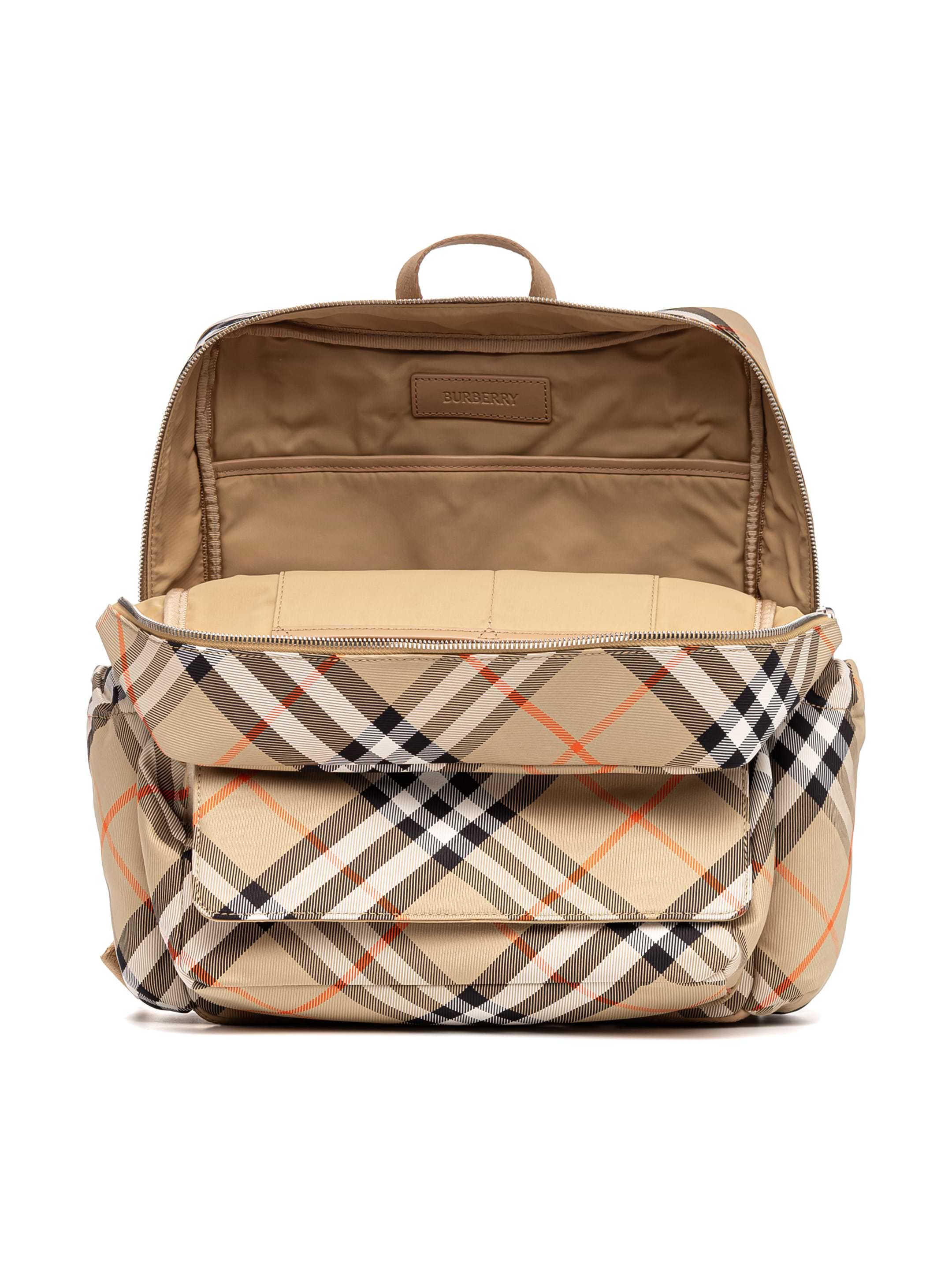 Burberry kids' Vintage Check textile backpack - buy for