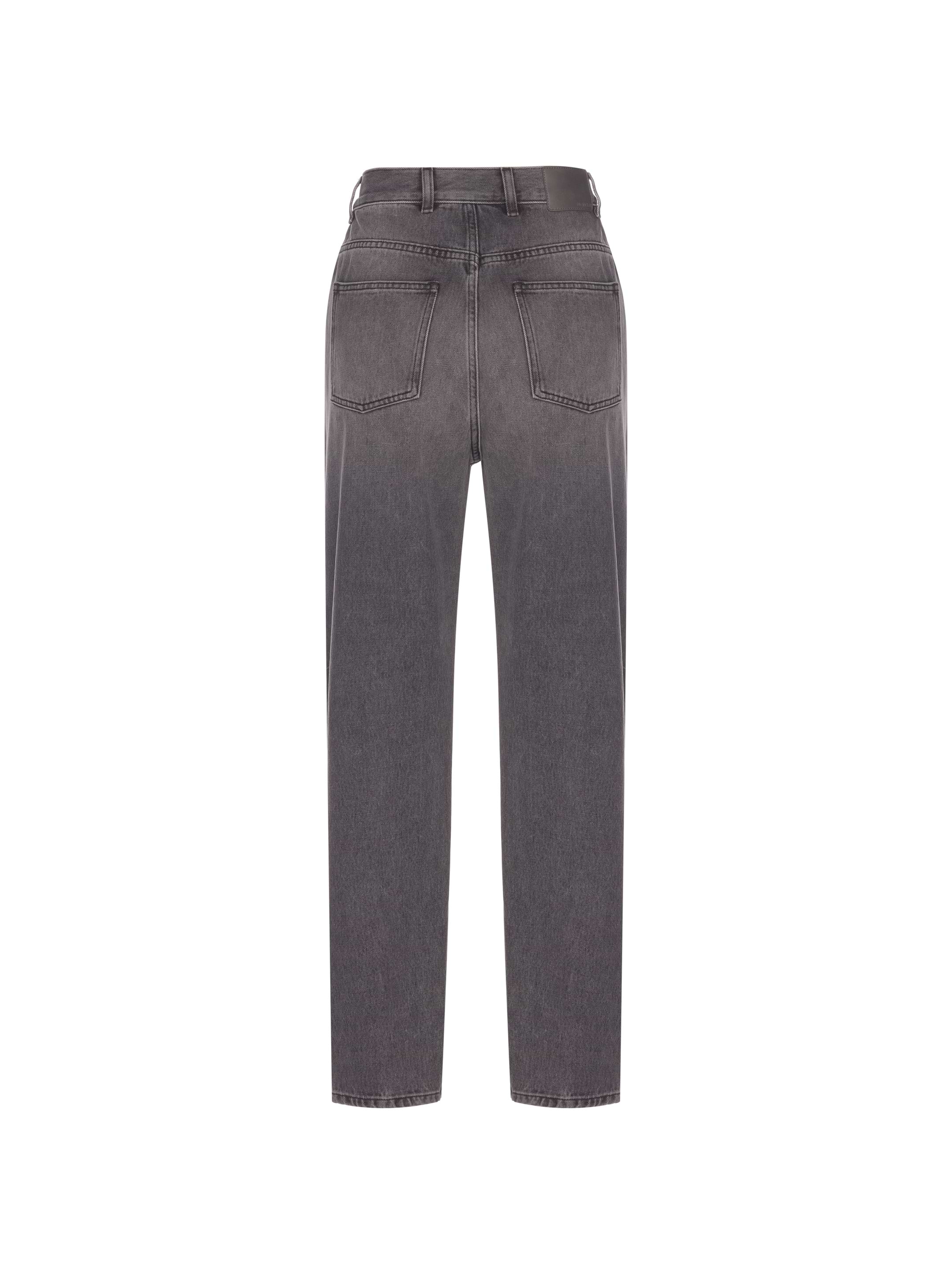 デニム・ジーパン MONCLER Woman Jeans White 2A0001454A77 001 Sandra White High-Rise Wide Leg Jeans | GUESS Factory