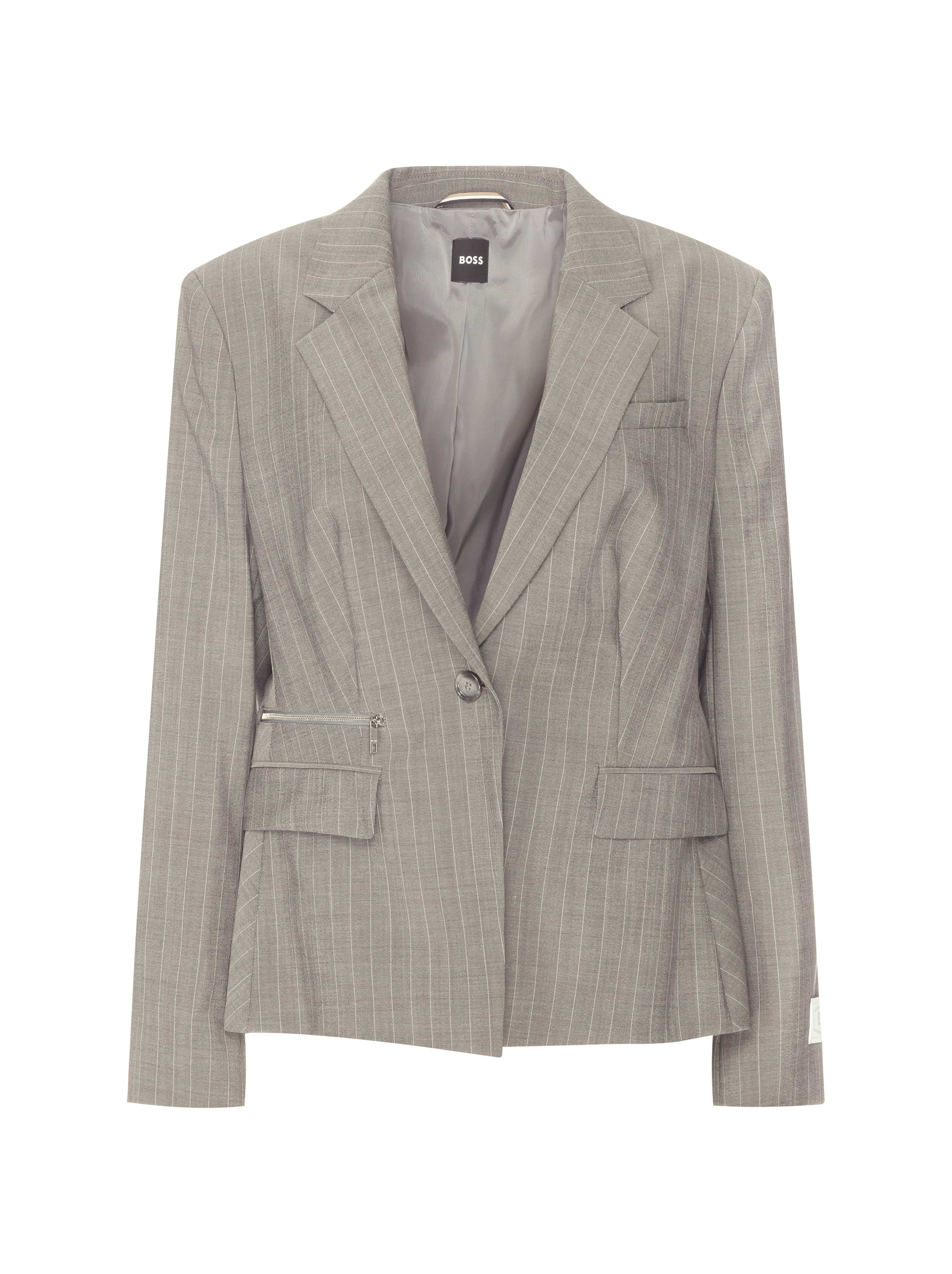Striped single-breasted blazer BOSS for women - buy in the