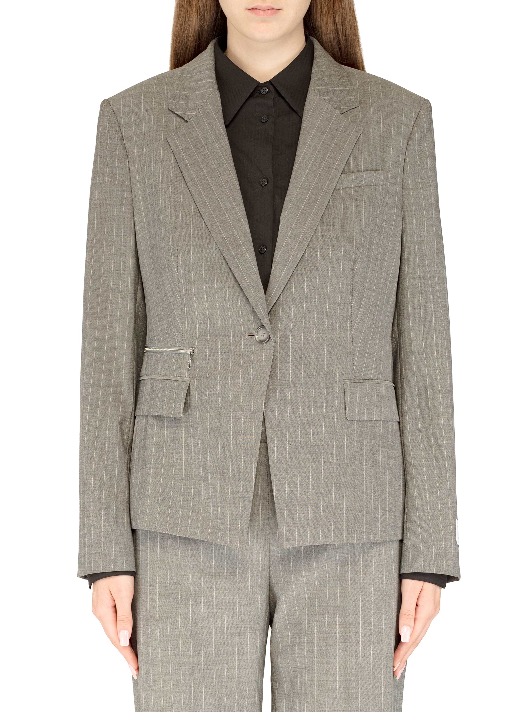 【関税込み】STRIPED SINGLE BREAST BLAZER JACKET BoB Company - Single-Breasted Jacket in Striped Pattern