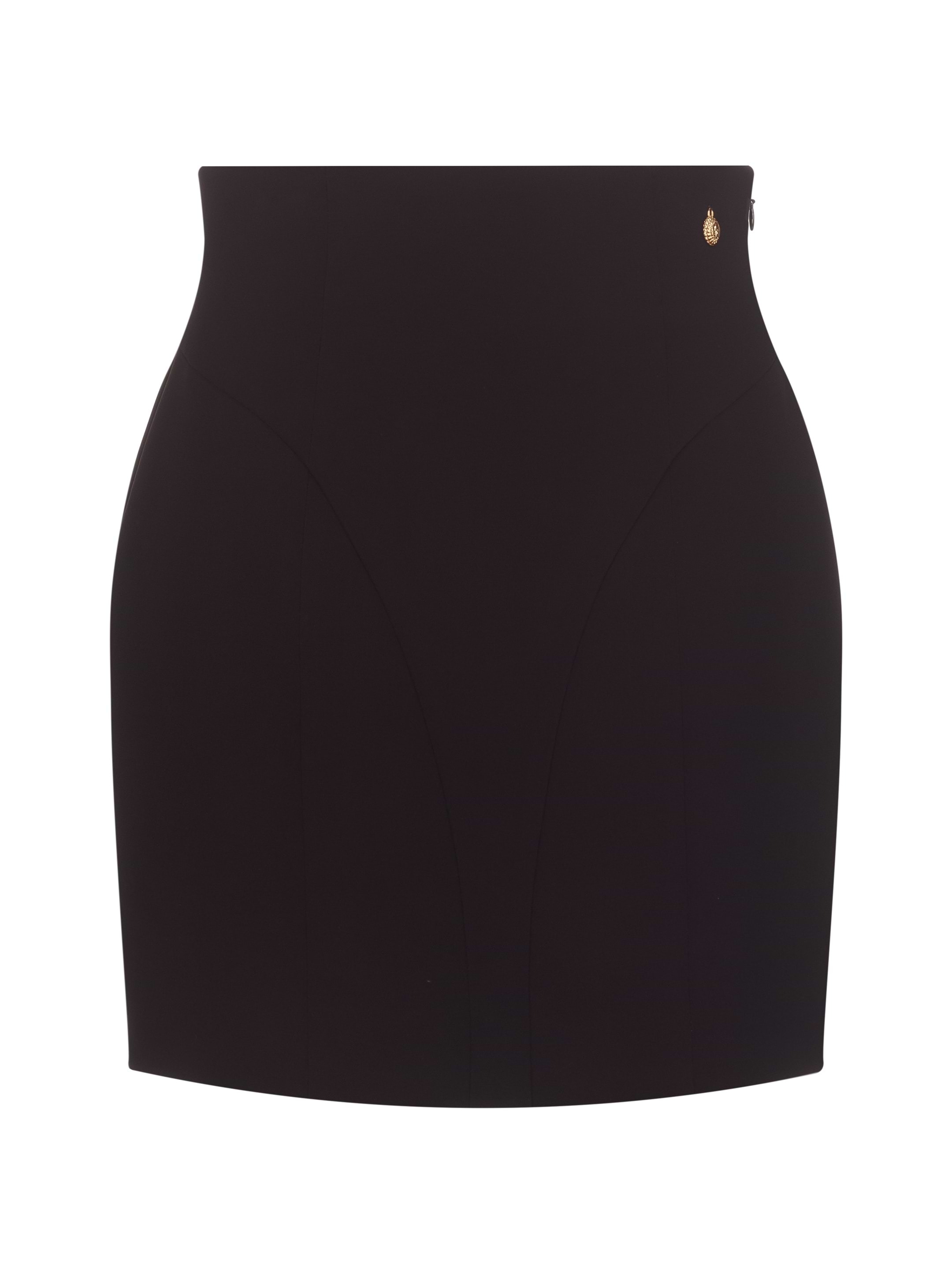 Crepe mini skirt Balmain for women - buy in the official
