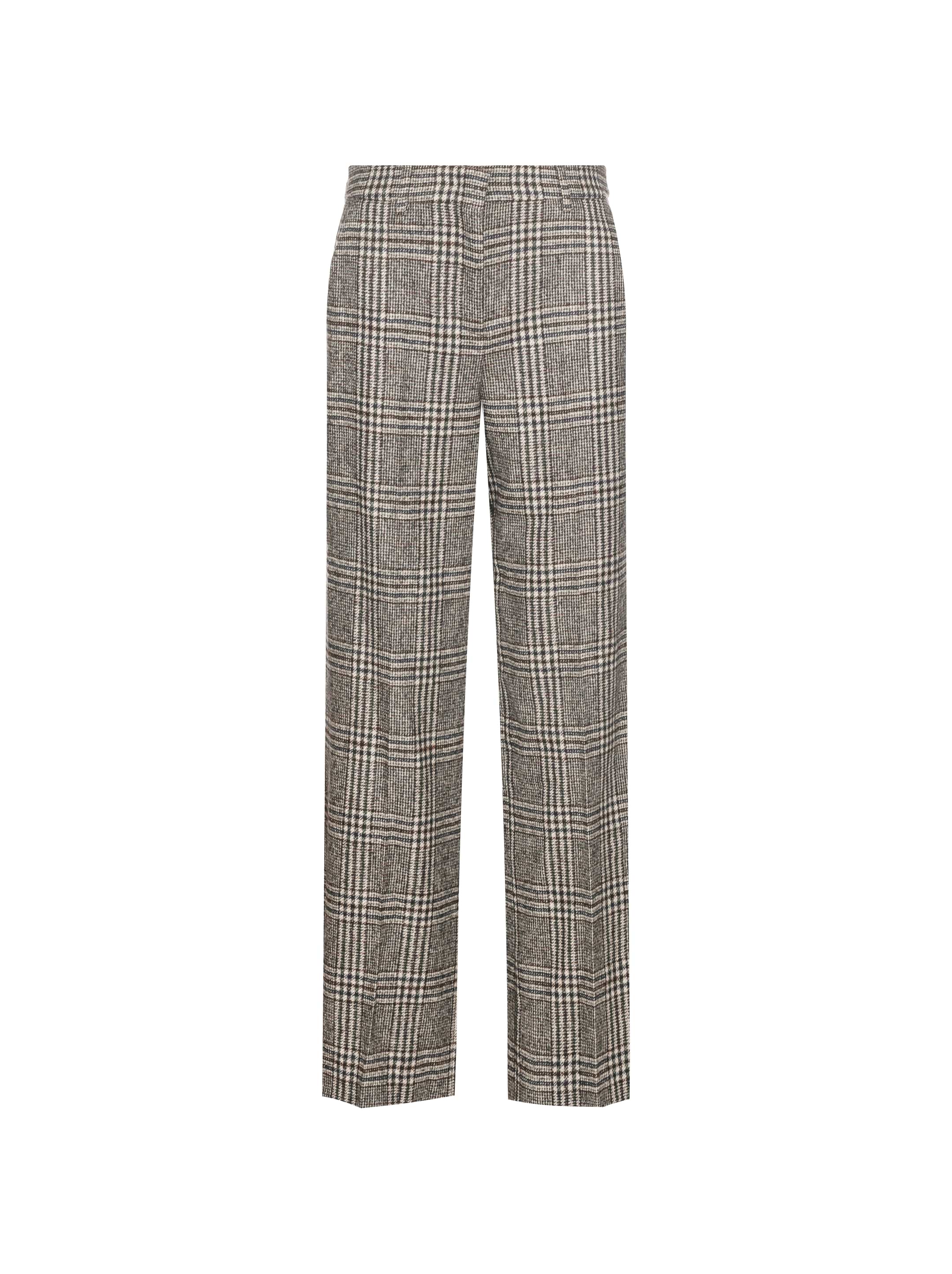 パンツ Lorena Antoniazzi Checkered Trousers Lorena Antoniazzi Checkered Trousers | Blue | FARFETCH