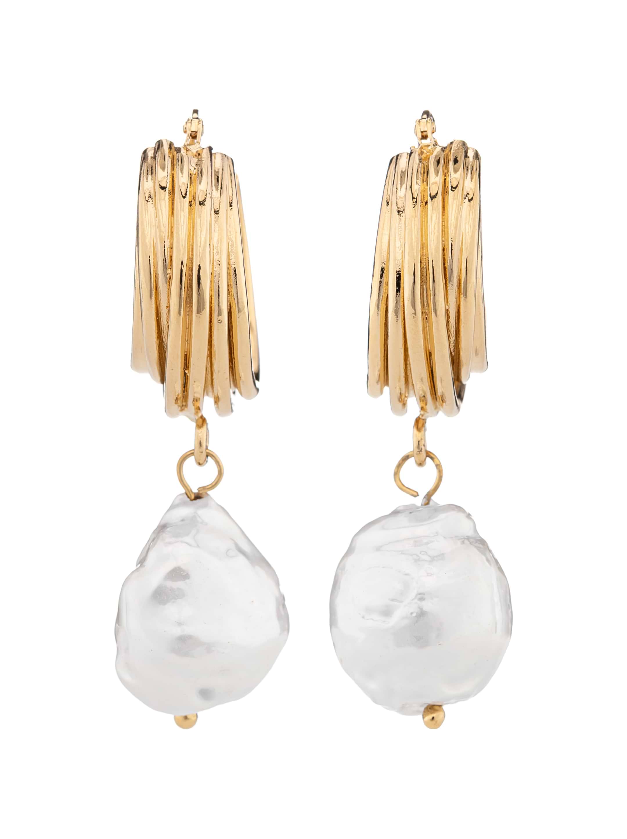 Erdem women's Hoop earrings with pearls - buy for 109900 KZT