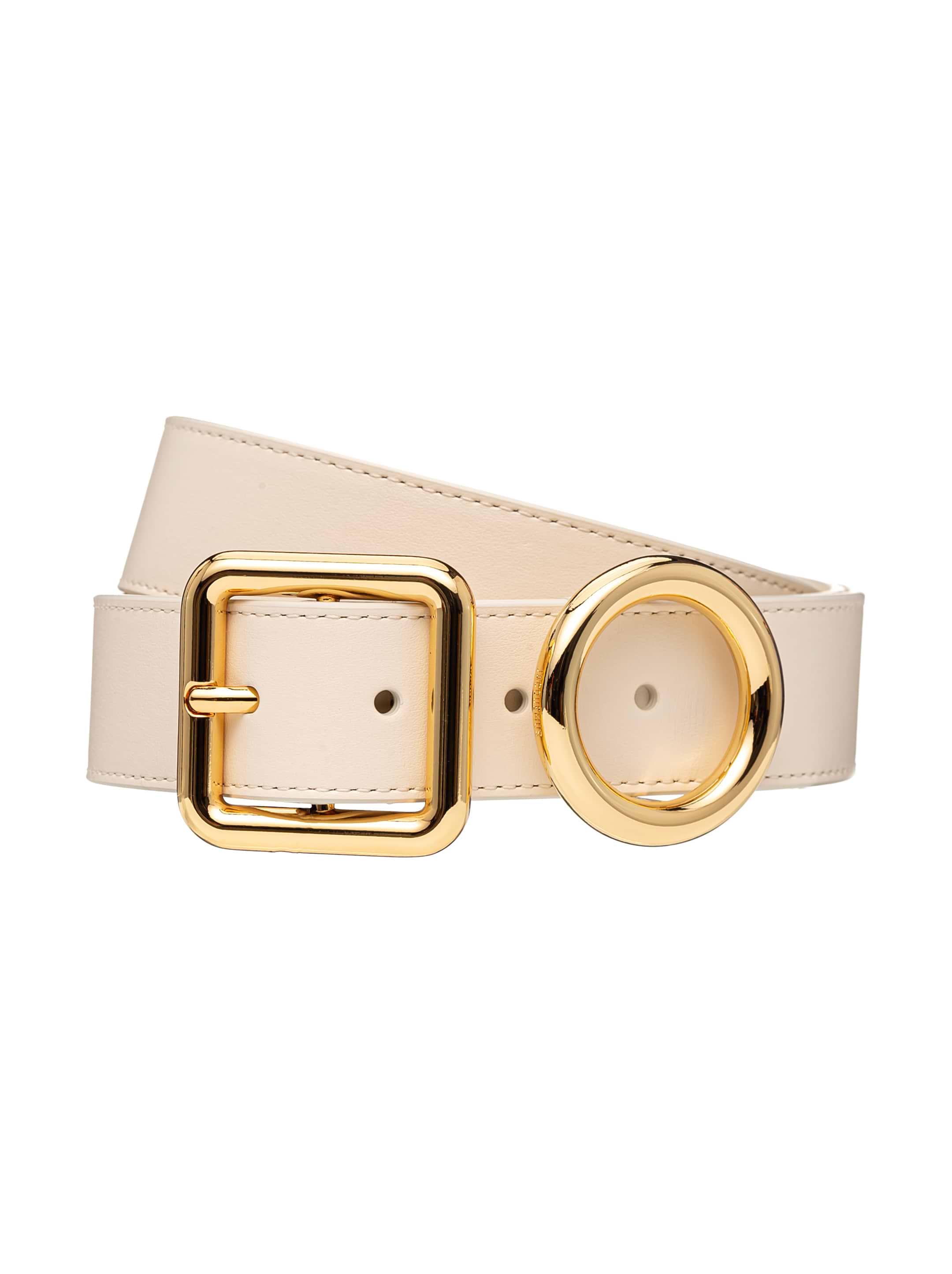 SAINT LAURENT PARIS｜ (554465 AACUZ 2053) SAINT LAURENT - Cassandre thin belt | Leam Roma - Luxury