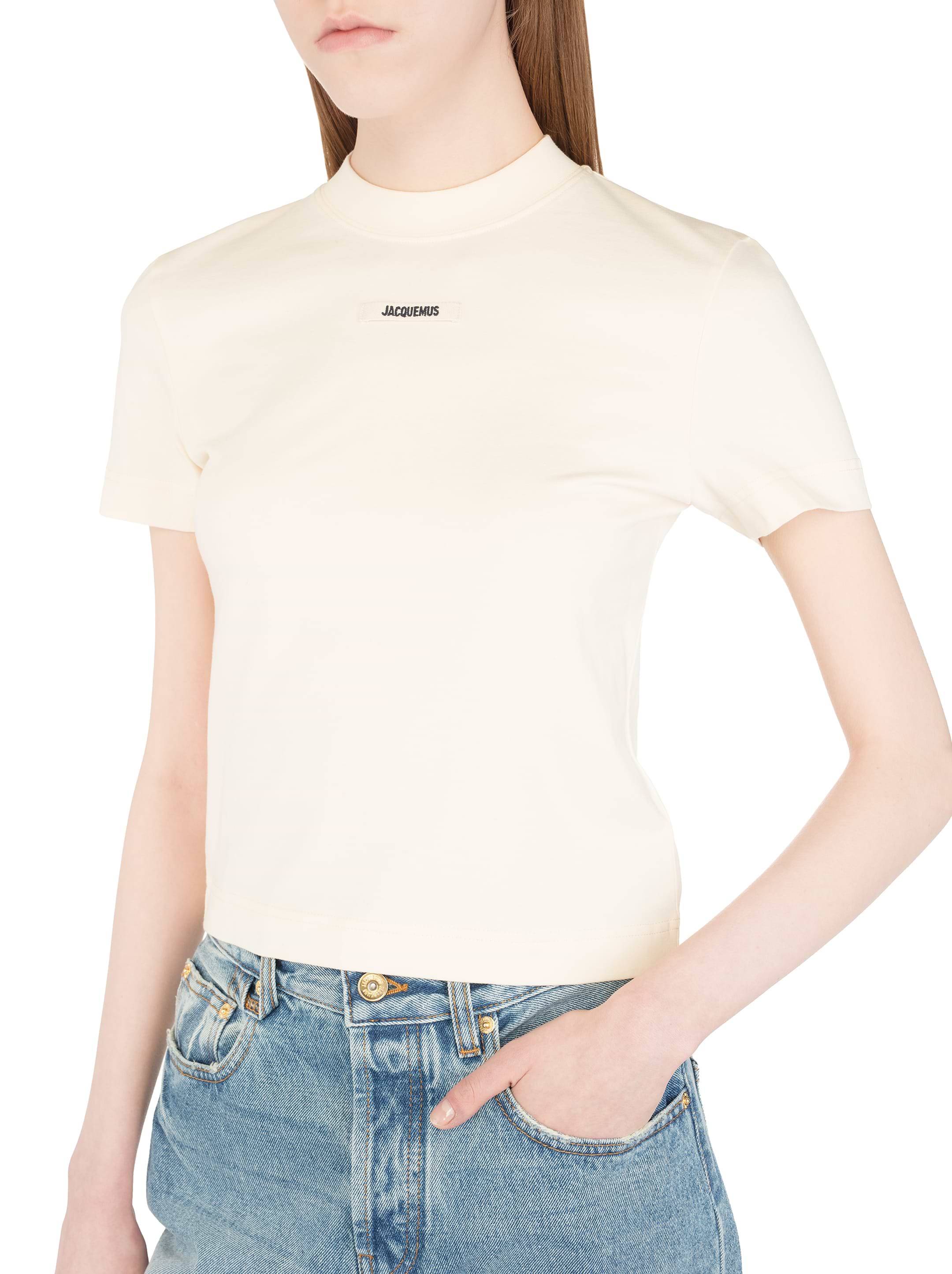 Logo cotton t-shirt Jacquemus for women - buy in the