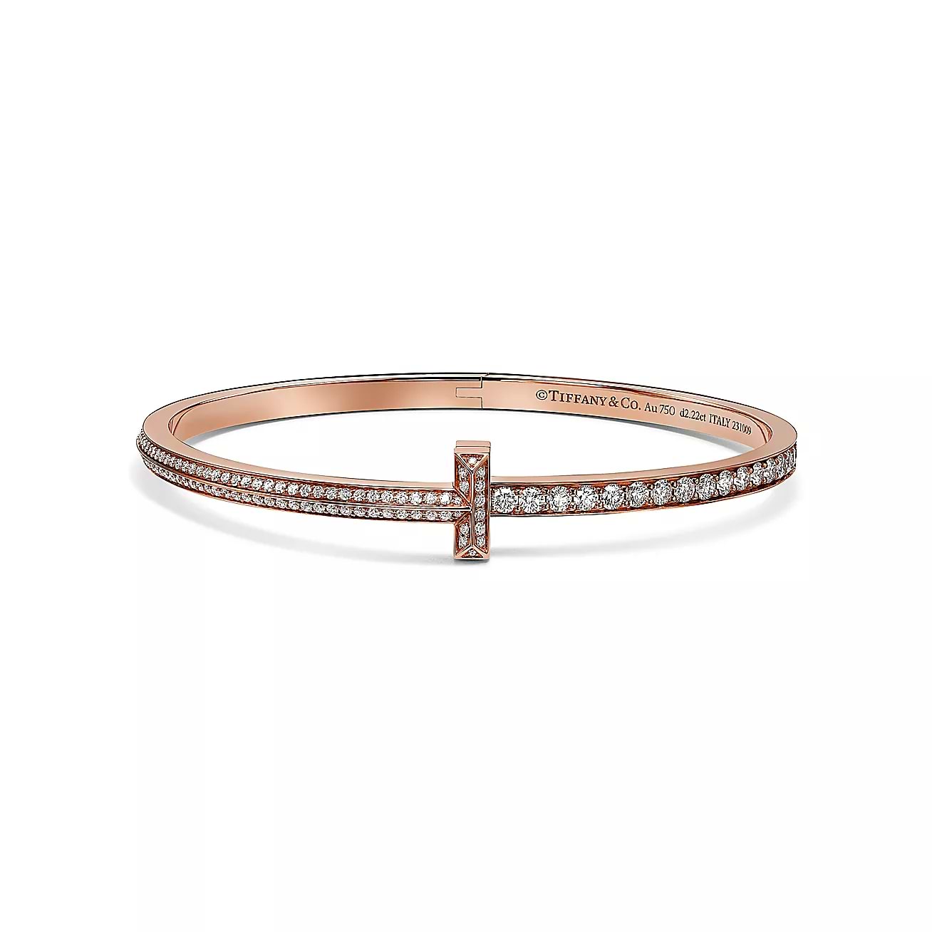 Tiffany & Co. Narrow Bracelet Tiffany T Gold - buy for