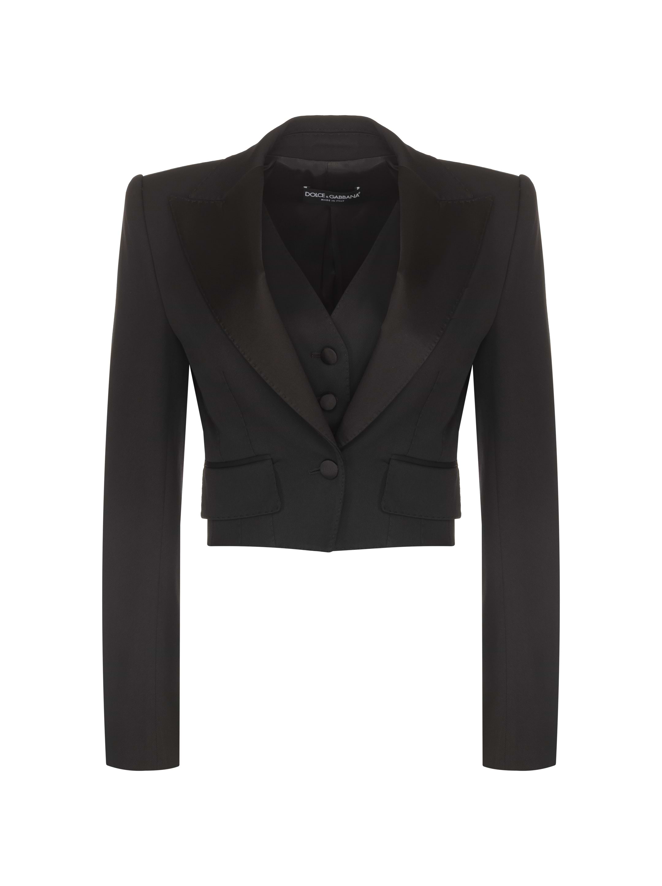 Cropped single-breasted jacket Dolce&Gabbana for women - buy