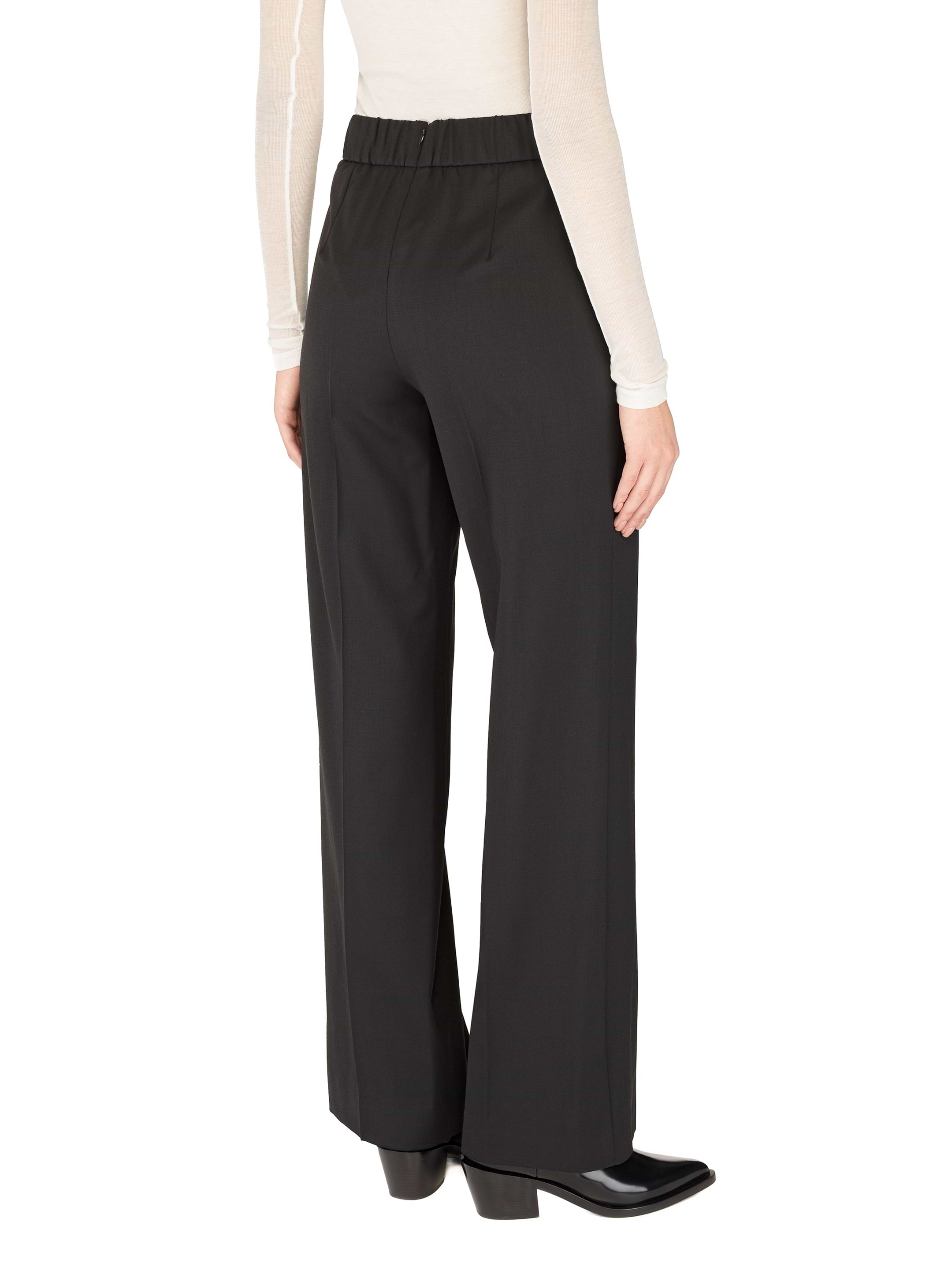 パンツ DOLCE & GABBANA CHIFFON WIDE-LEG PANTS Silk chiffon wide-leg pants in Black for Women