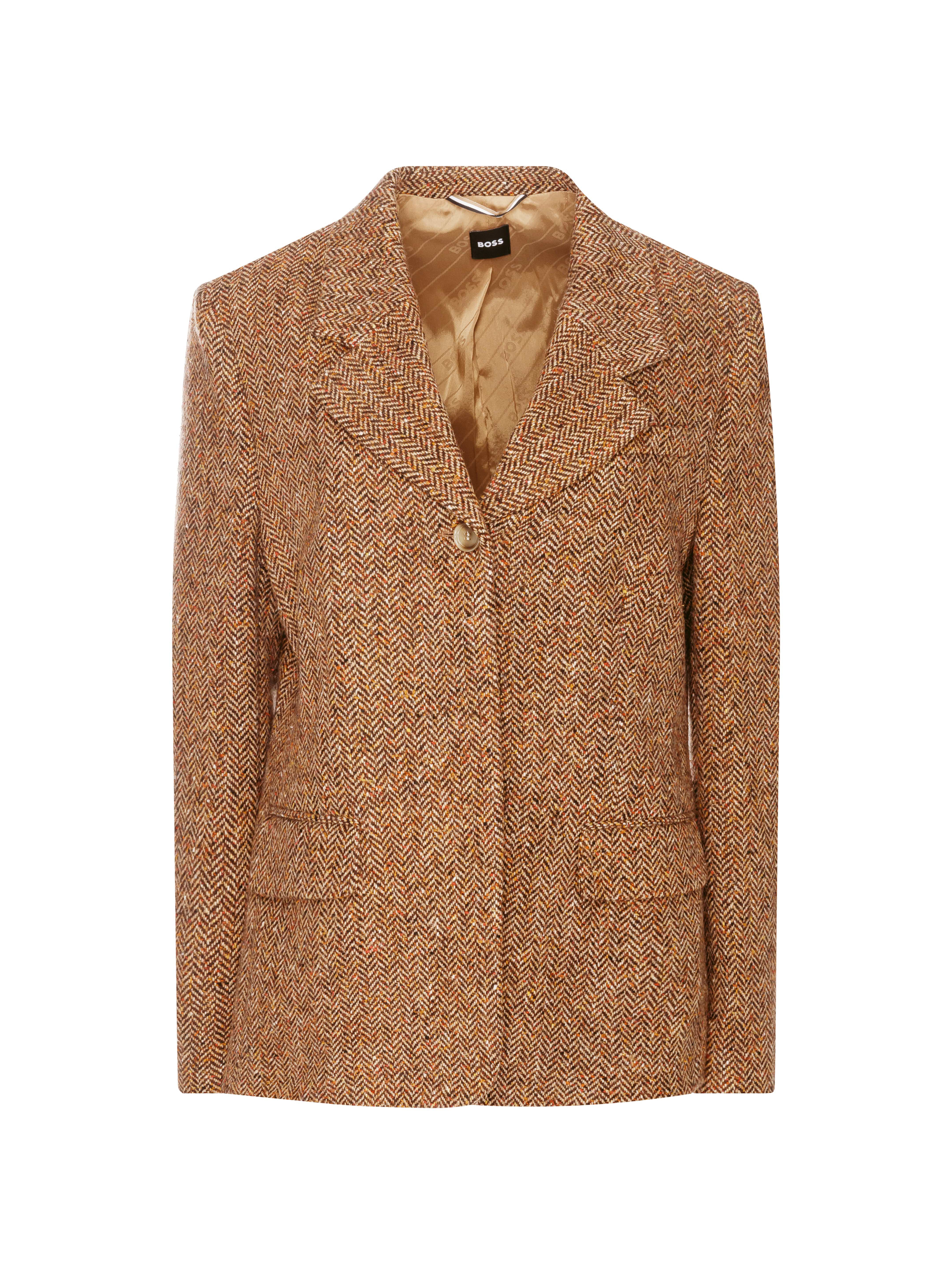 Single-breasted blazer with pattern BOSS for women - buy in