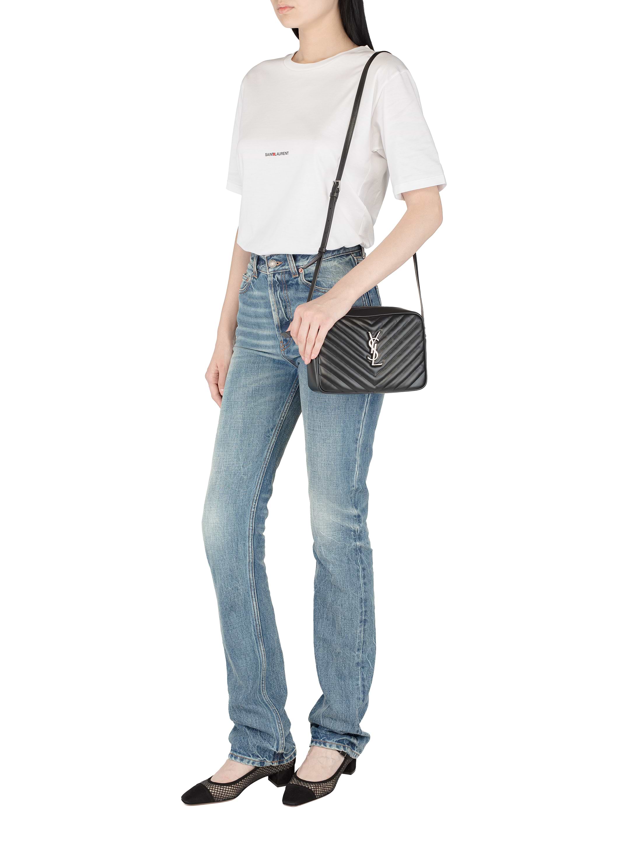 Saint Laurent women's Logo straight jeans - buy for 576300