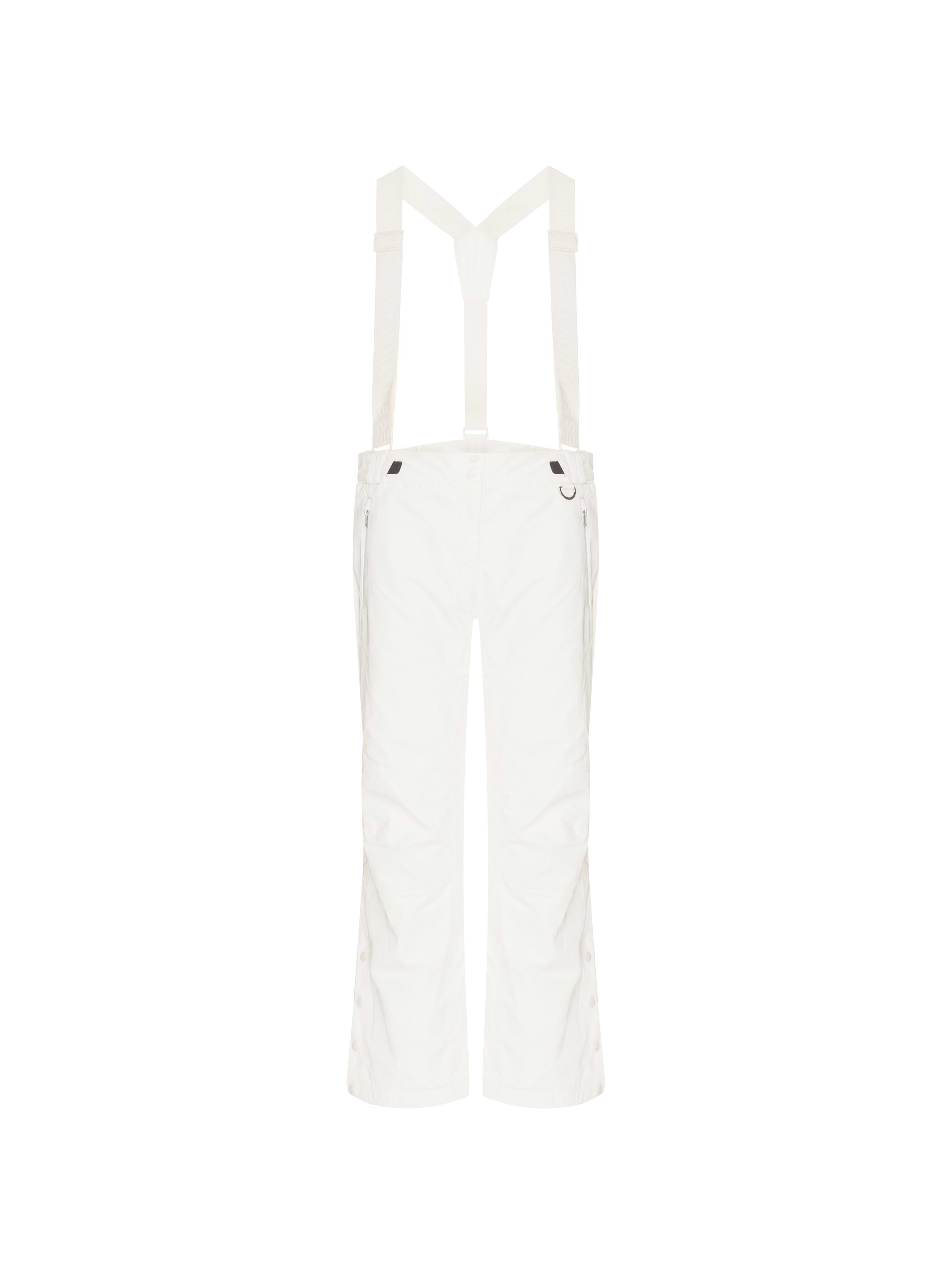 ESMOK suspender elegant pants パンツ ホワイト ESMOK suspender elegant pants パンツ ホワイト