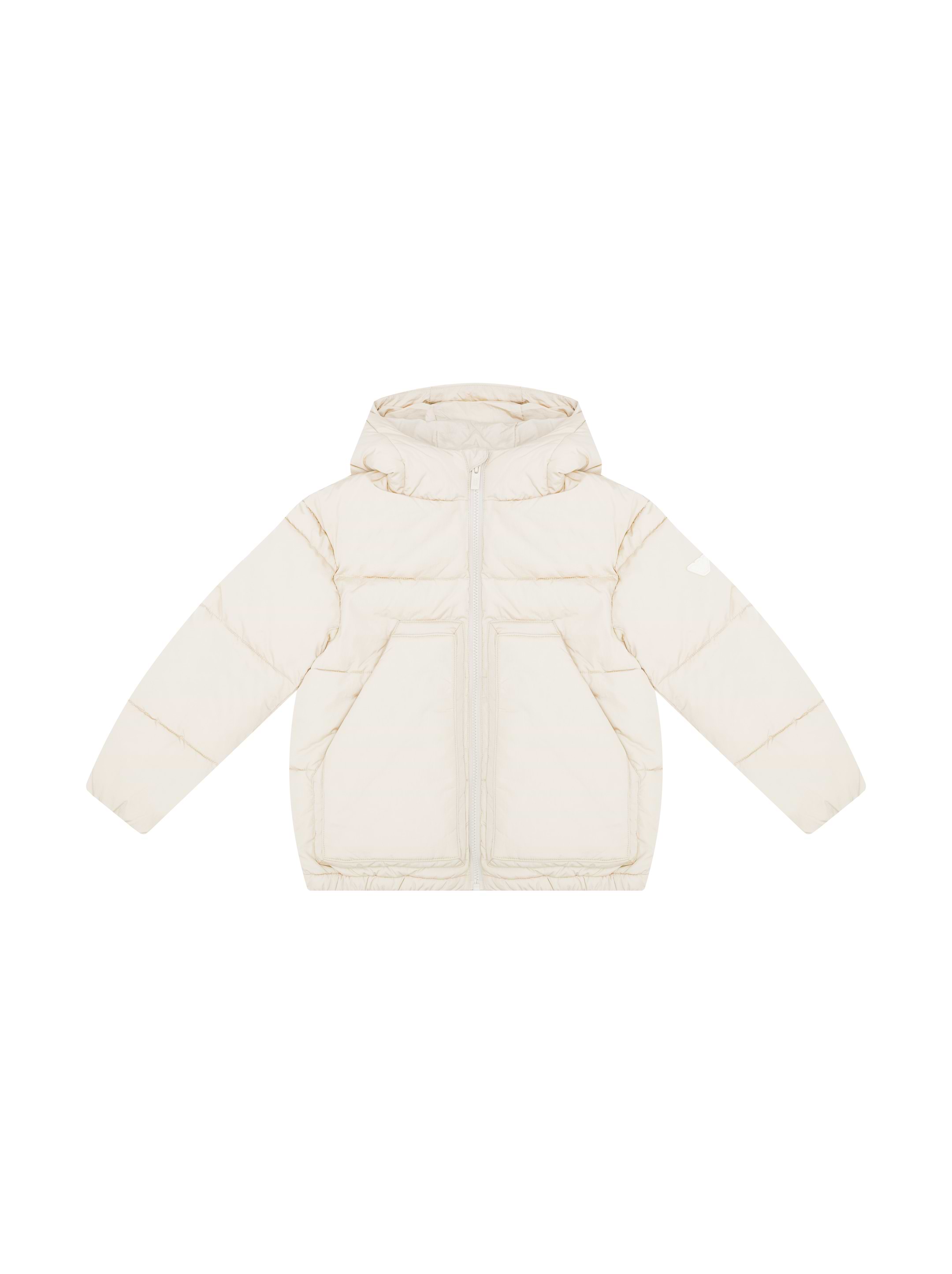 EMPORIO ARMANI kids' Quilted down jacket with logo - buy for