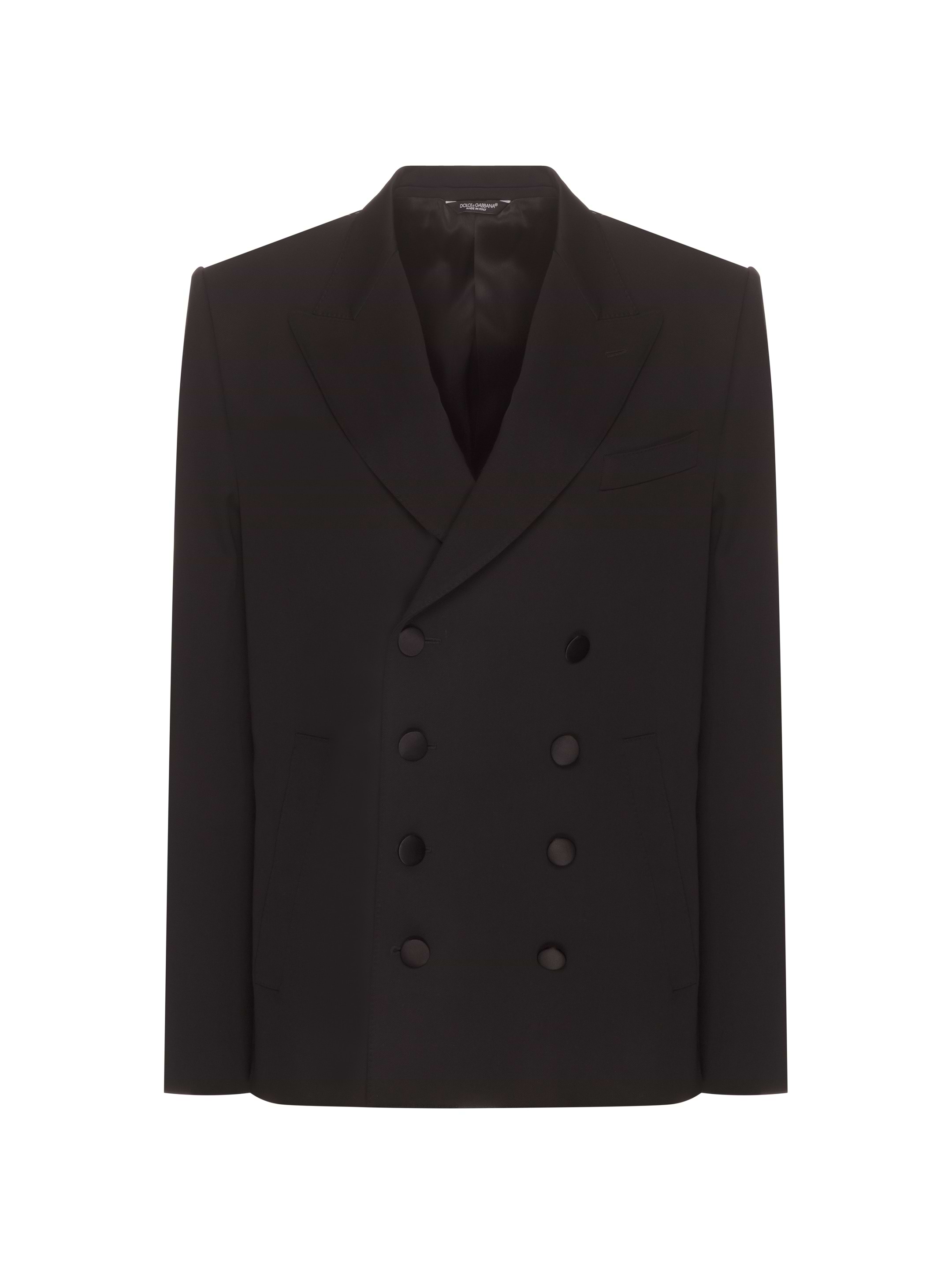 【関税&送料込】Dolce&Gabbana Double-Breasted Black Pinstrip Dolce&Gabbana men's Striped double-breasted blazer - buy for