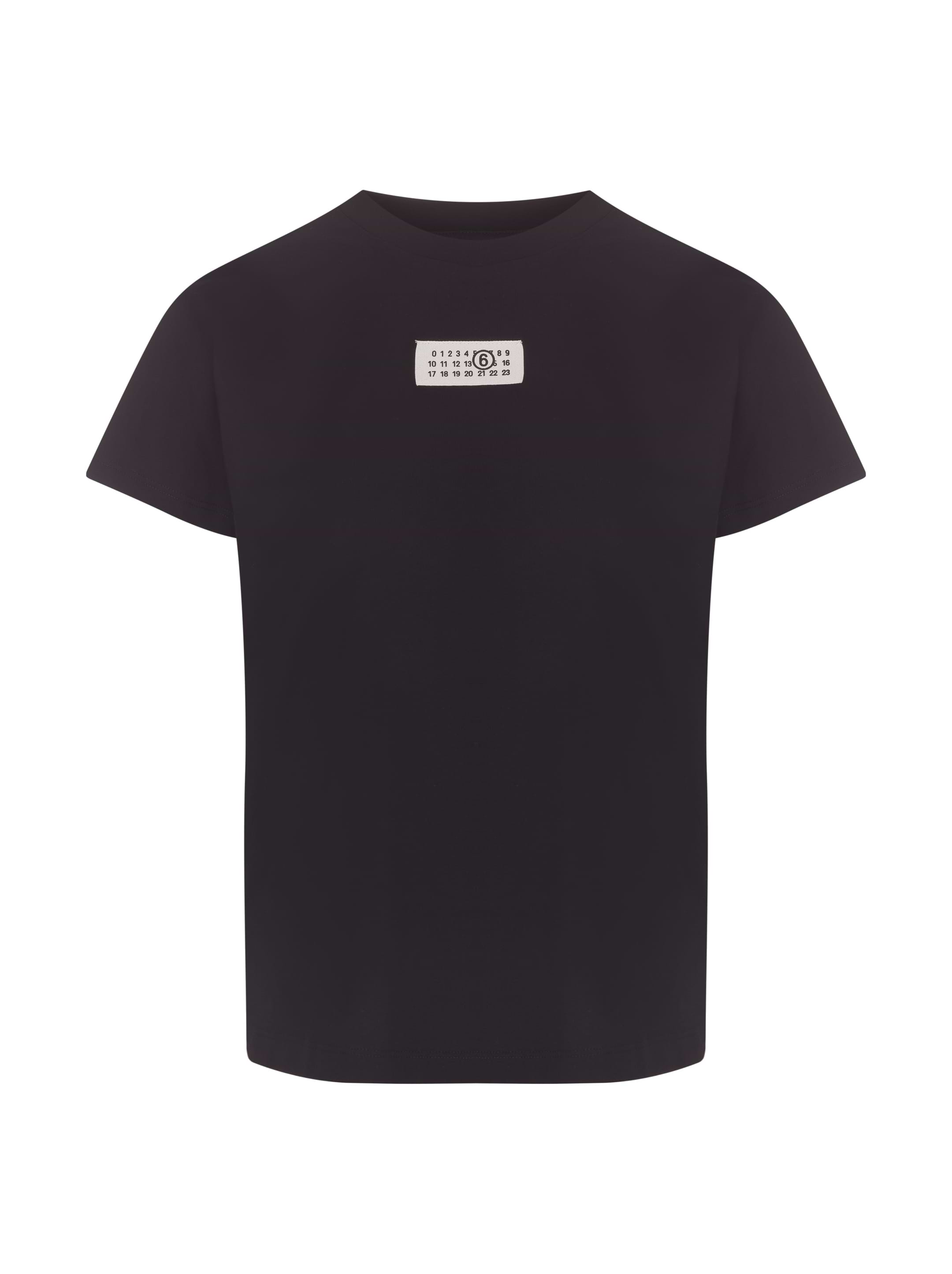 Tシャツ・カットソー MM6 MAISON MARGIELA LOGO COTTON T-SHIRT MM6 Maison Margiela cotton t-shirt PRM EU
