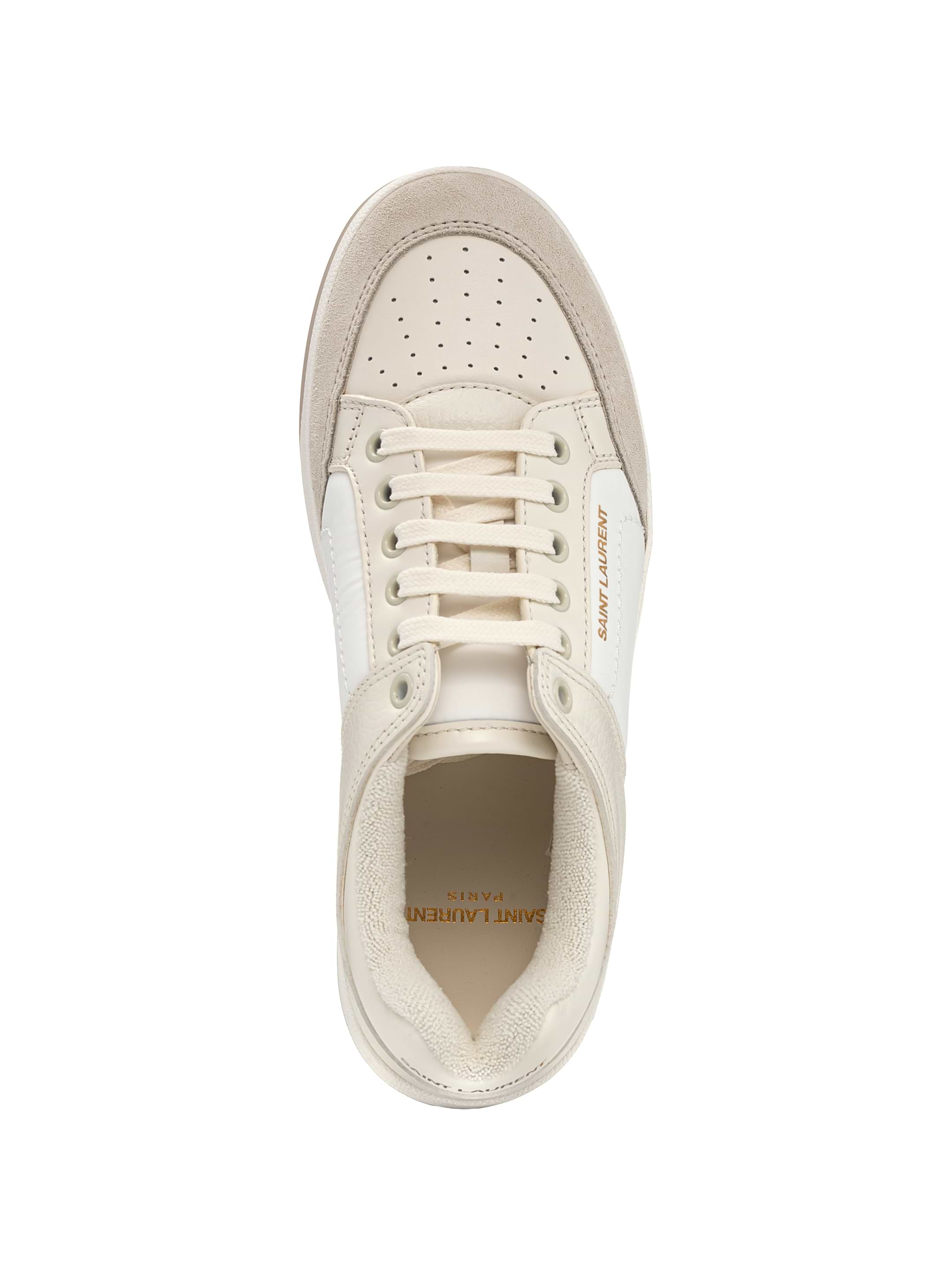 ★関税負担無し★ ※要在庫確認 Saint Laurent Sneakers Saint Laurent // Silver Leather Court Classic Sneaker – VSP