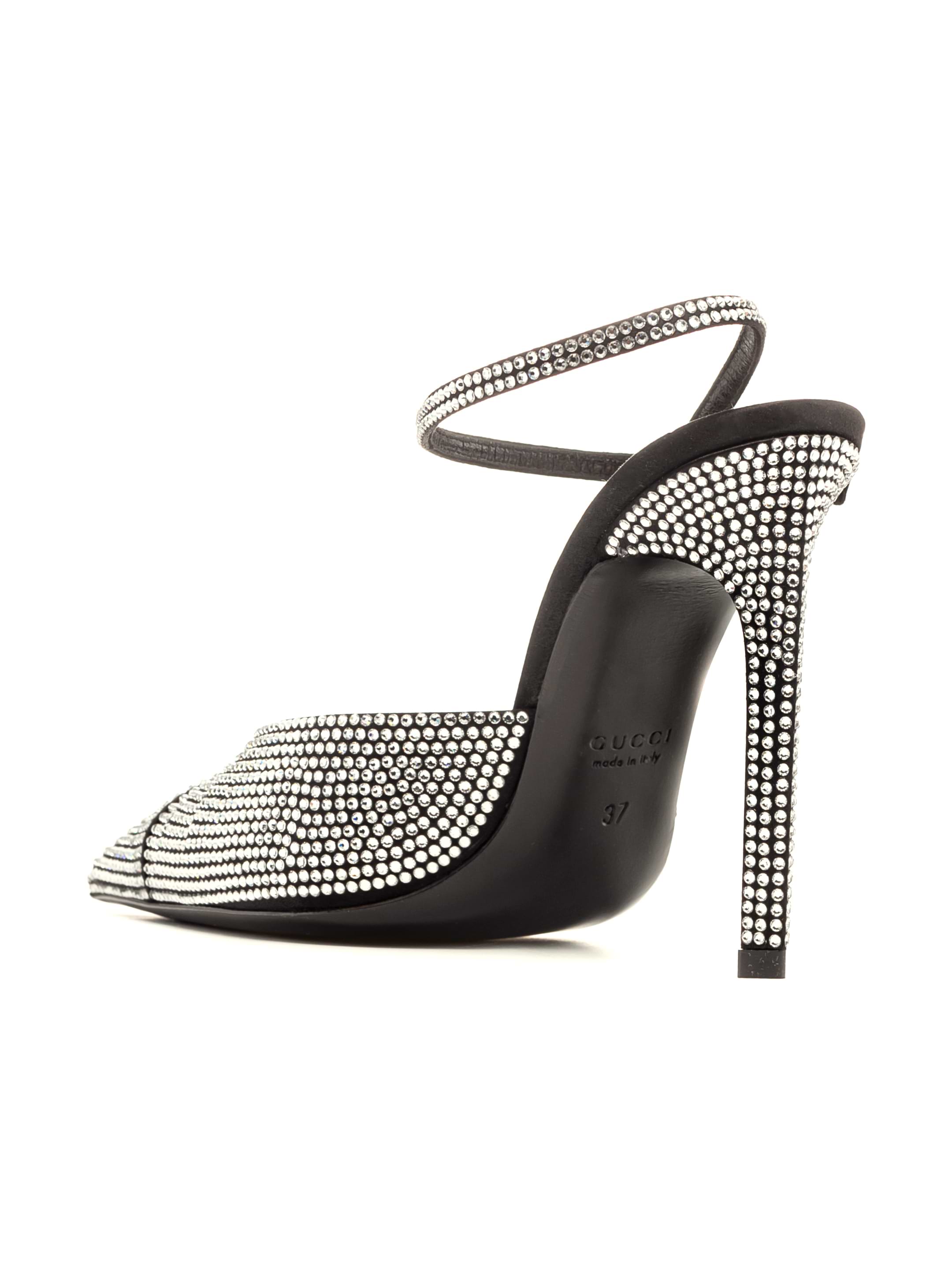 Gucci women's Sling back pumps with rhinestones - buy for