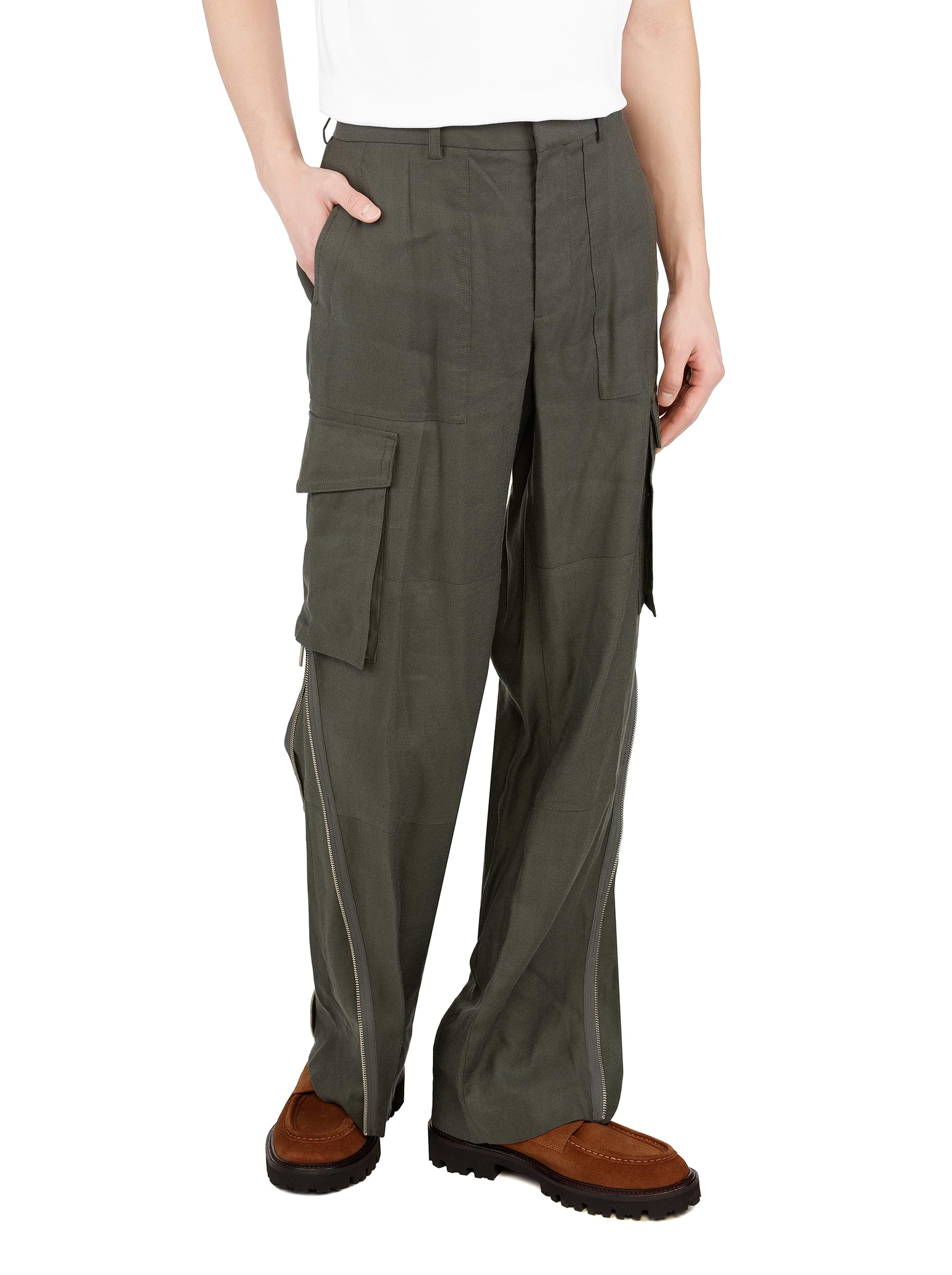 【新品】GREEN CLOTHING MOVEMENT CARGO GRAY Joe cargo trousers Aviator green | Replay Jeans