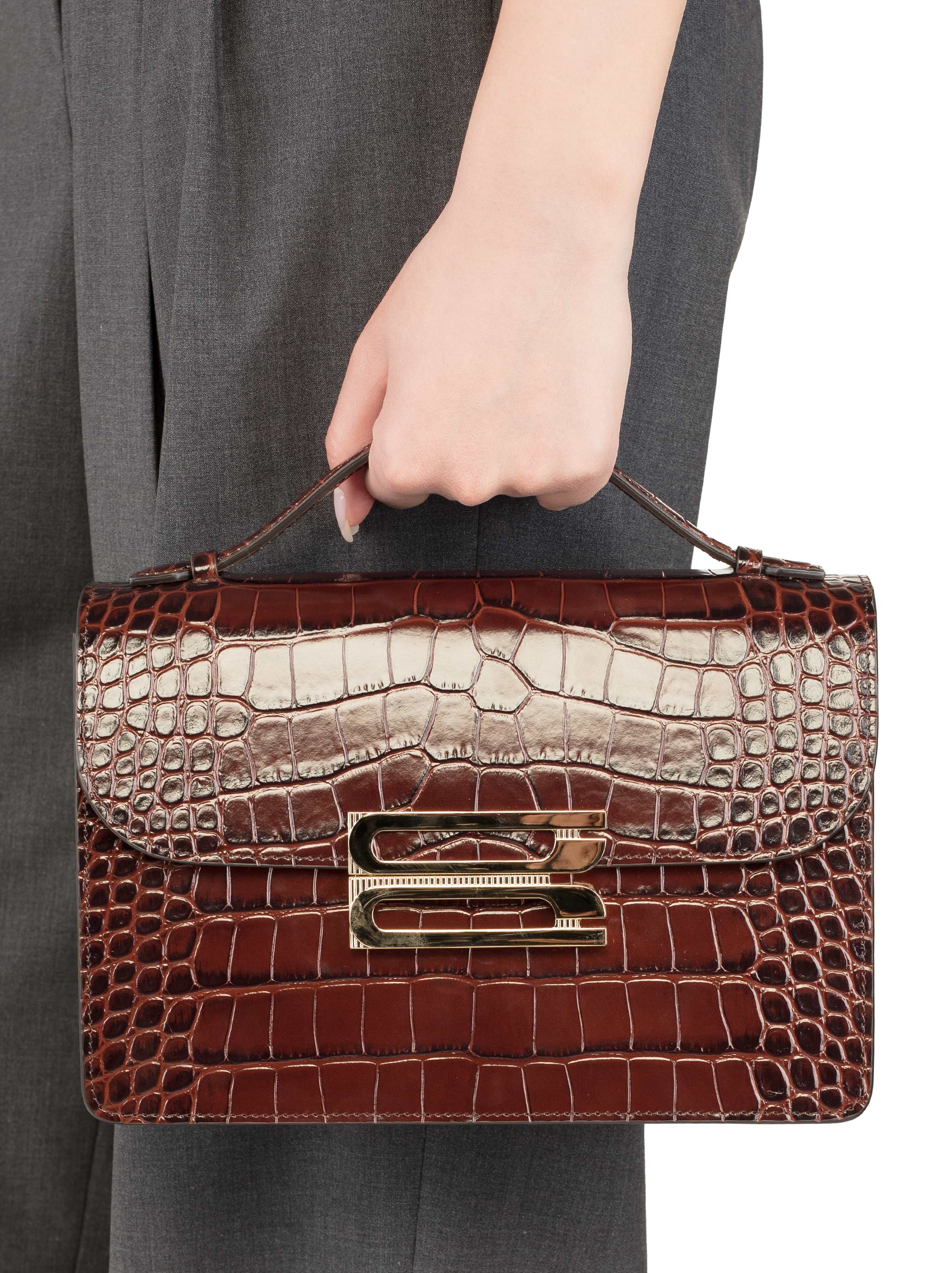 ショルダーバッグ・ポシェット VICTORIA BECKHAM Women Shoulder Bags B125AAC006209A BROWN Victoria Crossbody Bag In Brown Leather – Victoria Beckham Inc