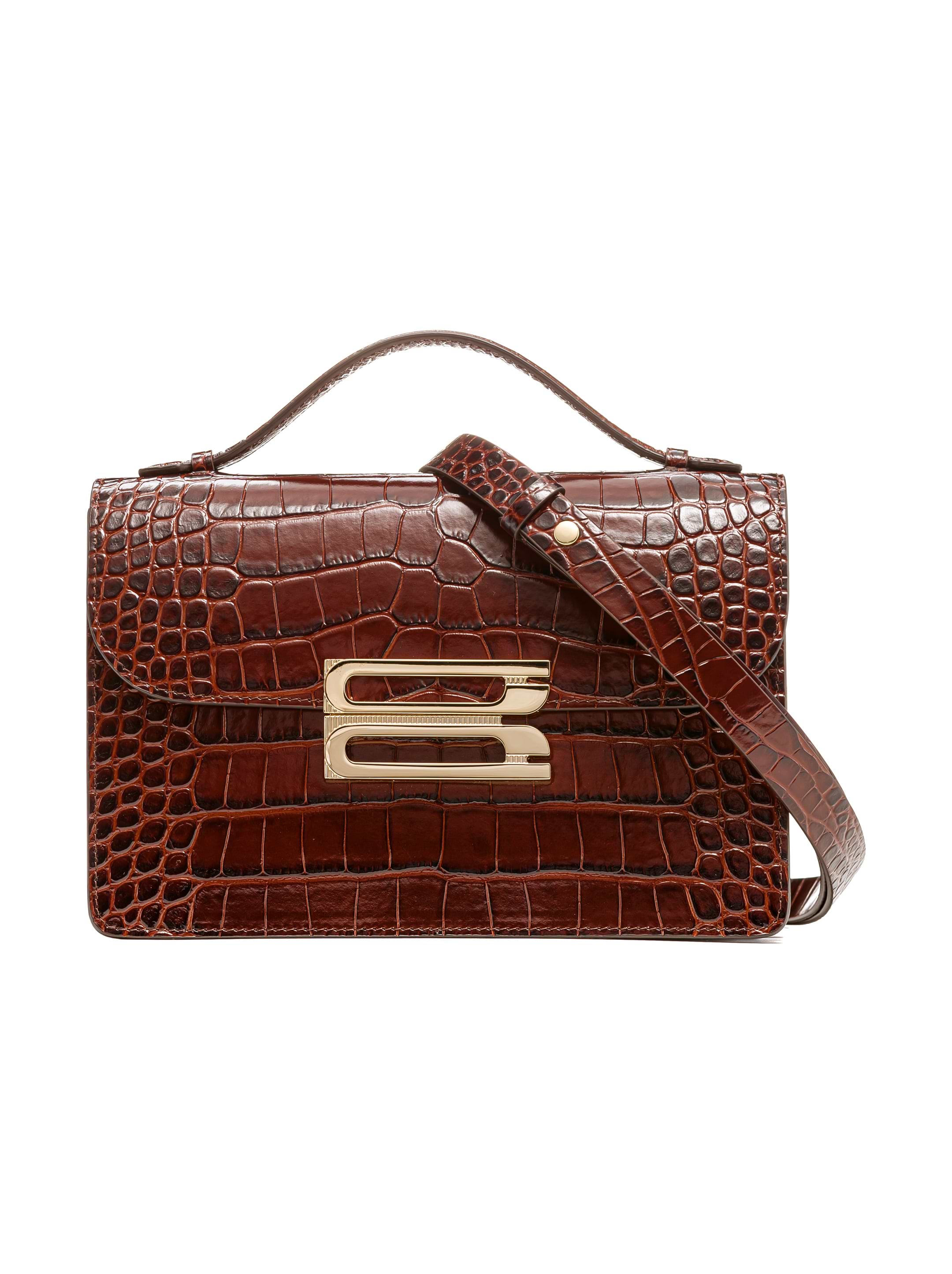 ショルダーバッグ・ポシェット VICTORIA BECKHAM Women Shoulder Bags B125AAC006209A BROWN Victoria Crossbody Bag In Brown Leather – Victoria Beckham Inc