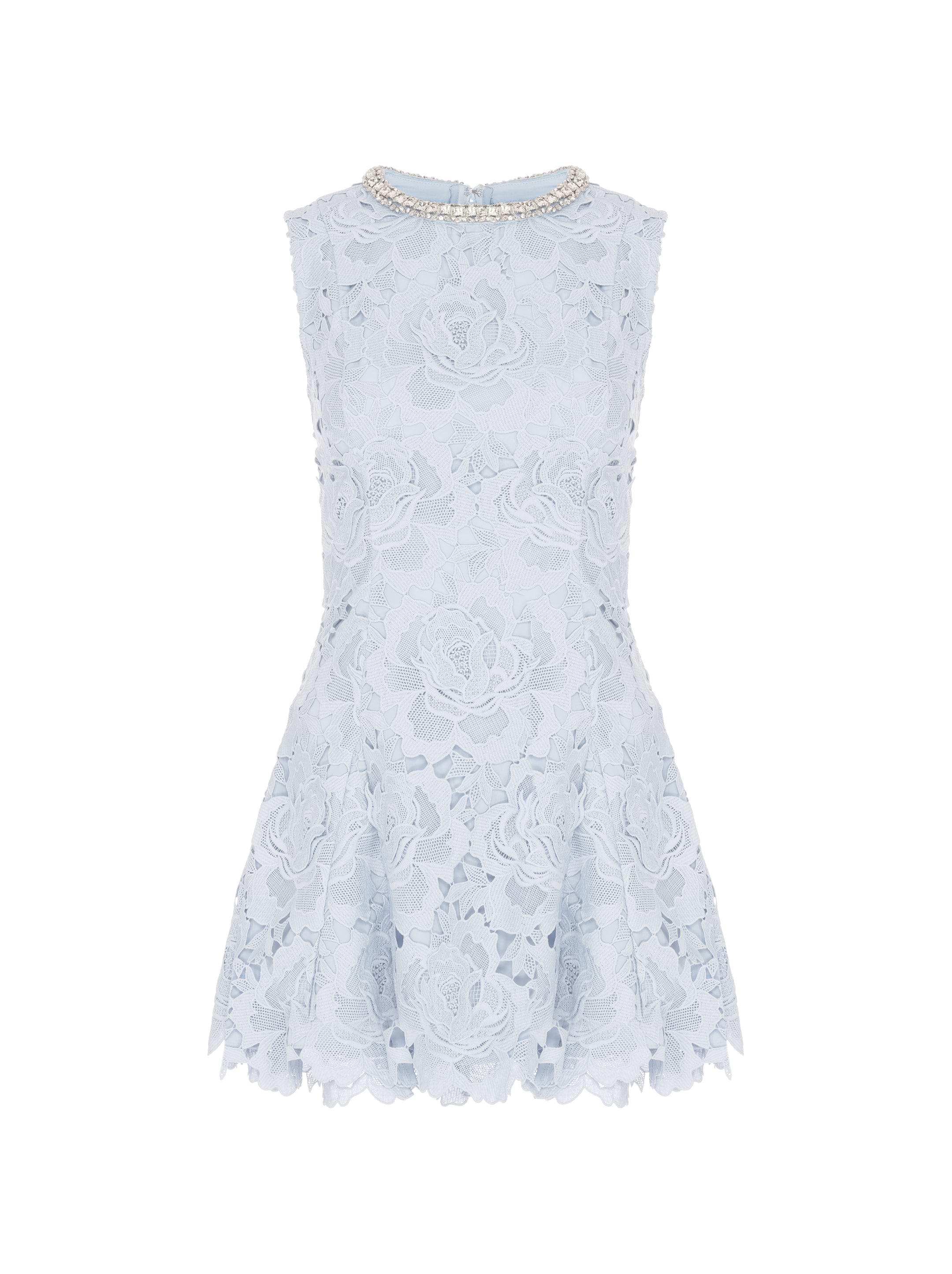 Self-Portrait women's Lace dress with crystals - buy for