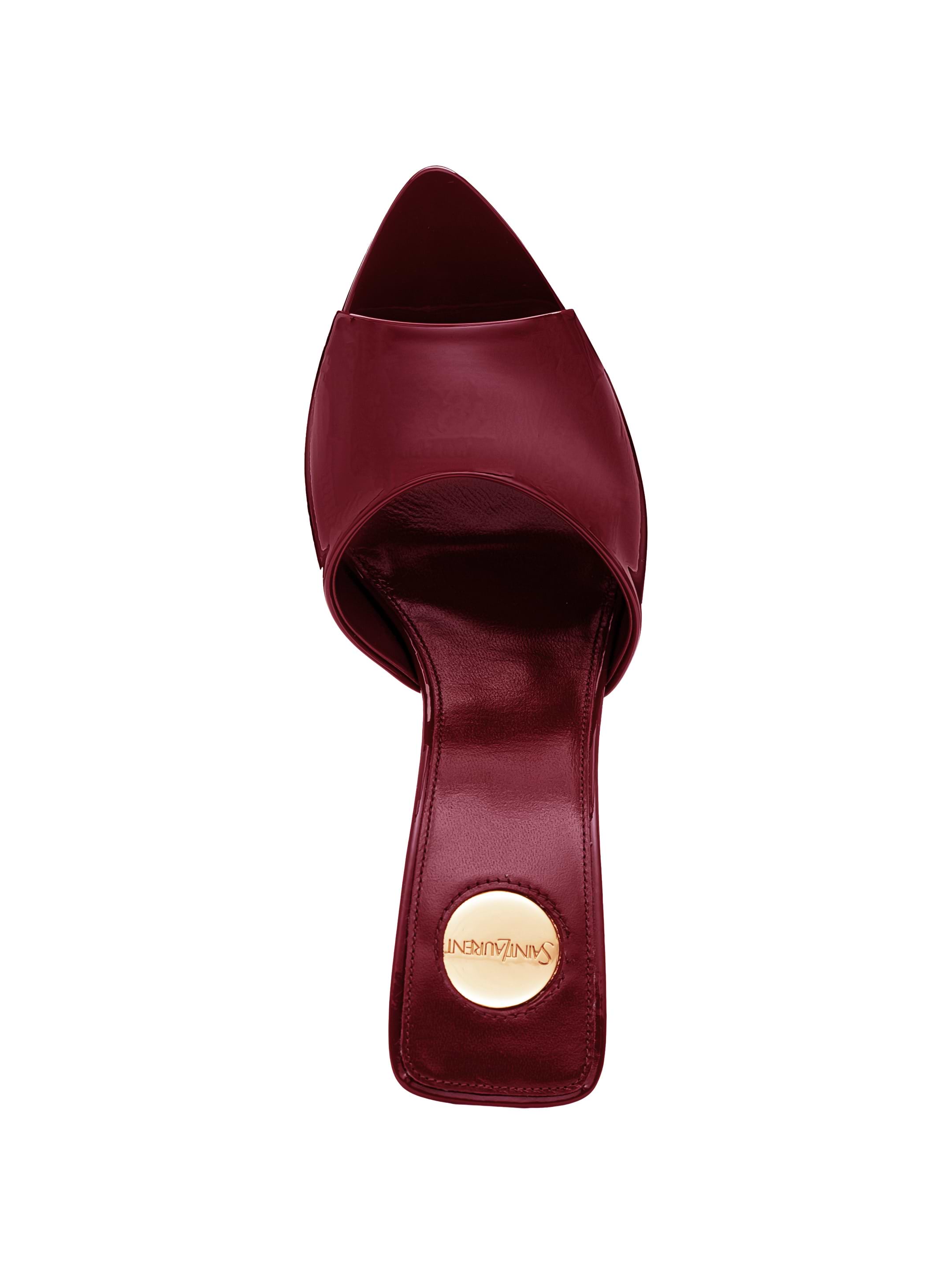 Saint Laurent women's Romy patent leather mules - buy for