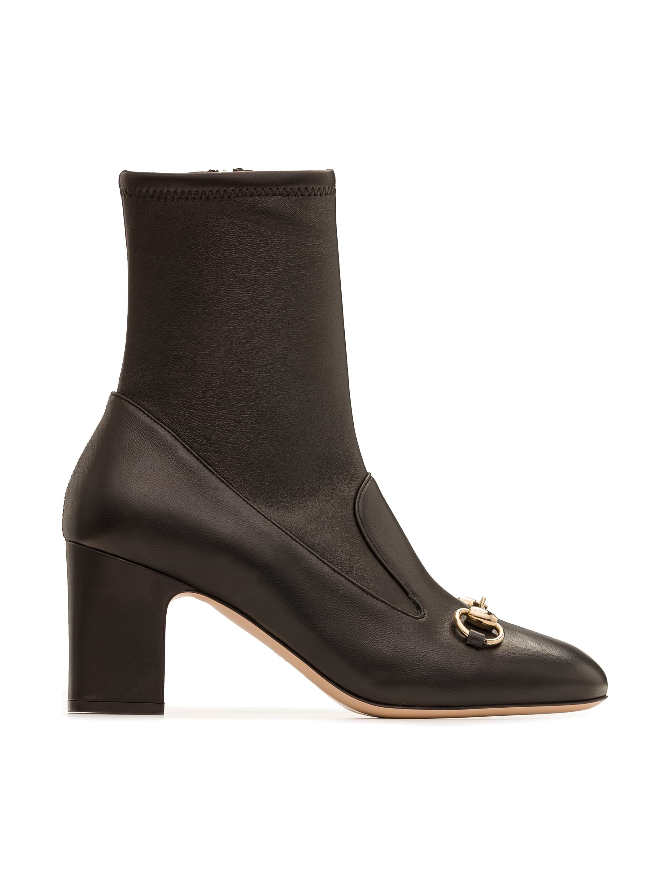 Gucci women's Horsebit leather ankle boots - buy for 658200