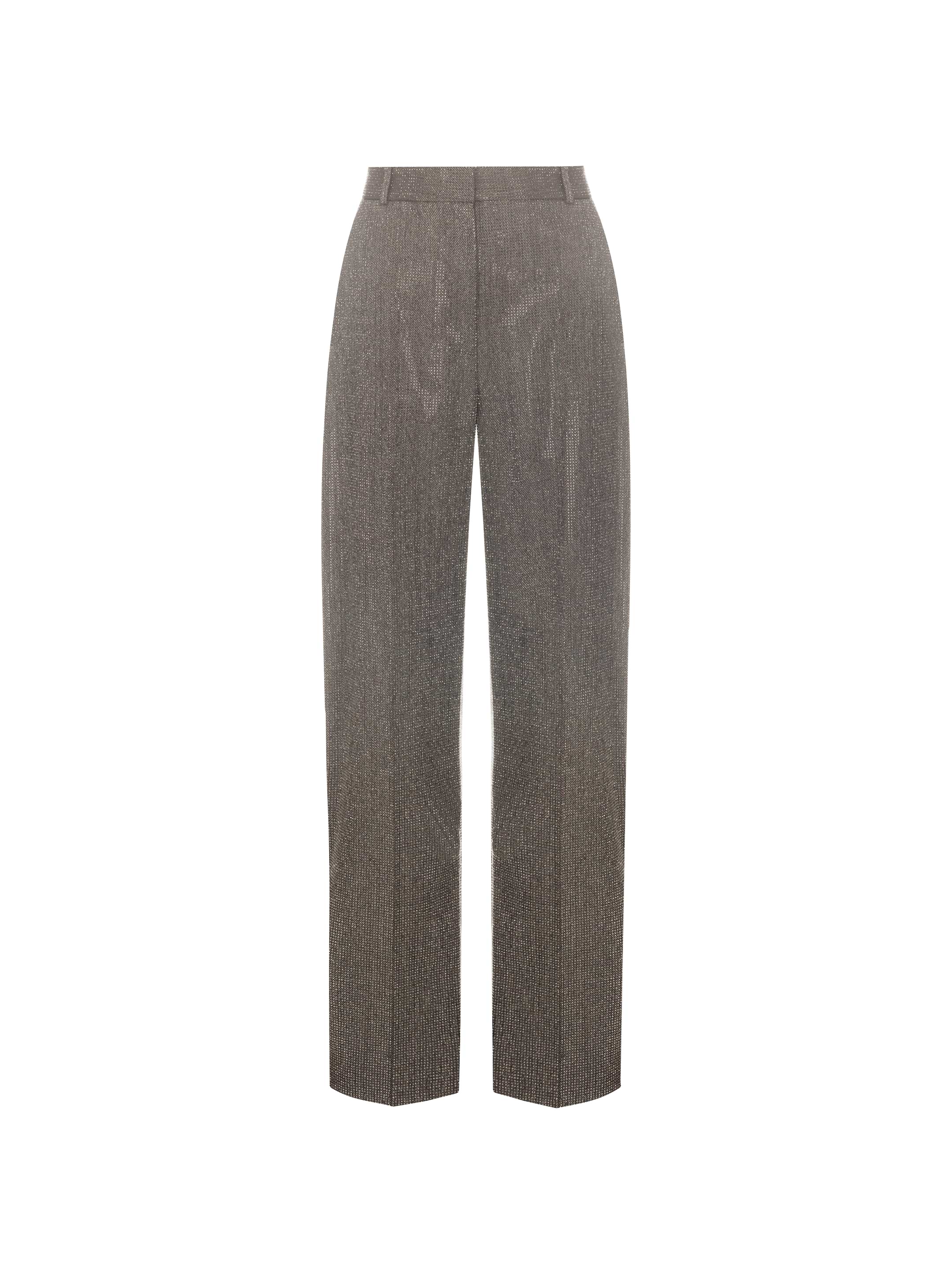 マンバン Alexander Wang women's Wide-leg pants with rhinestones - buy