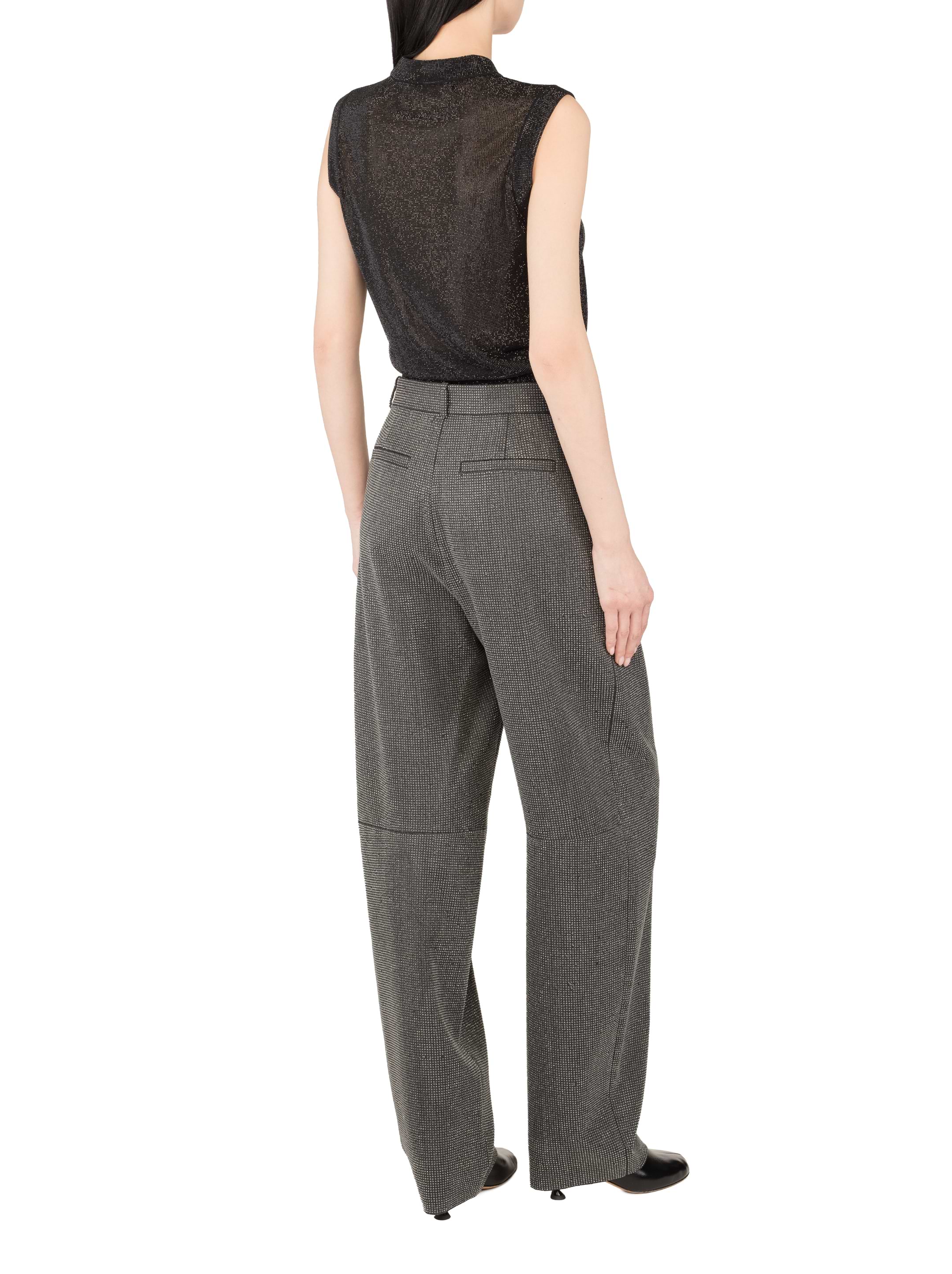 マンバン Alexander Wang women's Wide-leg pants with rhinestones - buy