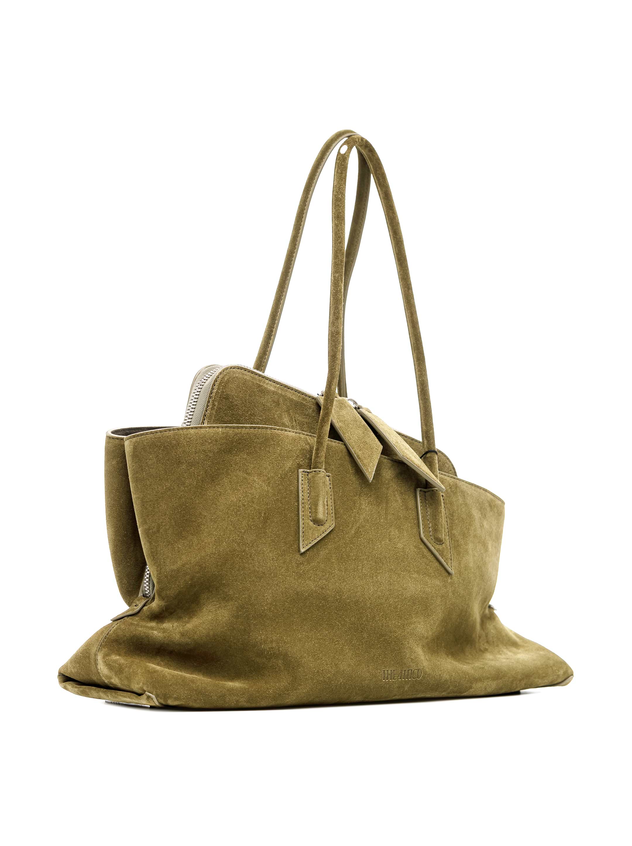 バッグ・カバンその他 The Attico La Passeggiata Small bag in khaki green suede s-l1200.jpg