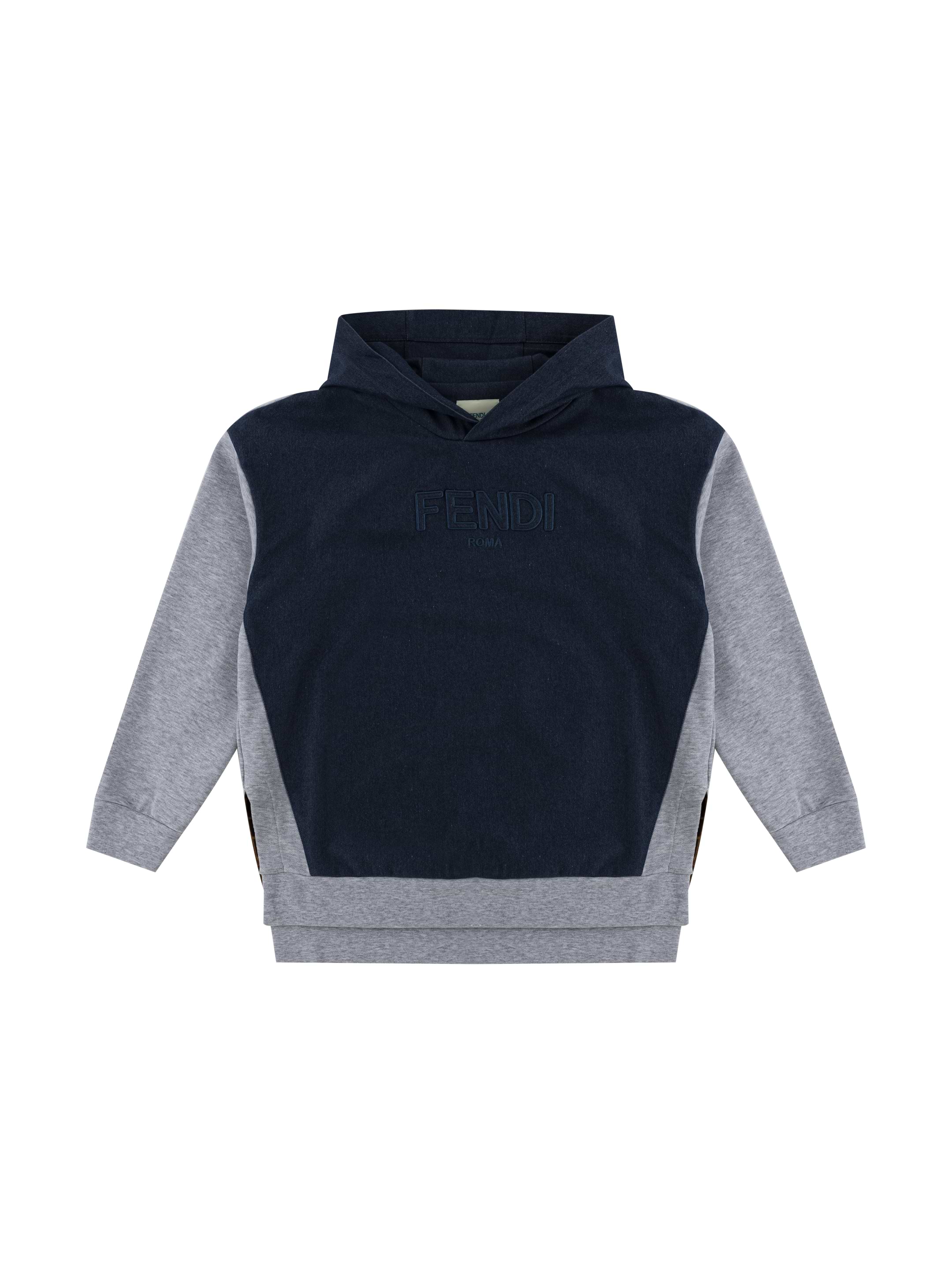 パーカー・フーディ Fendi Brushed Cotton Hoodie Fendi - Hooded sweatshirt White - The Corner