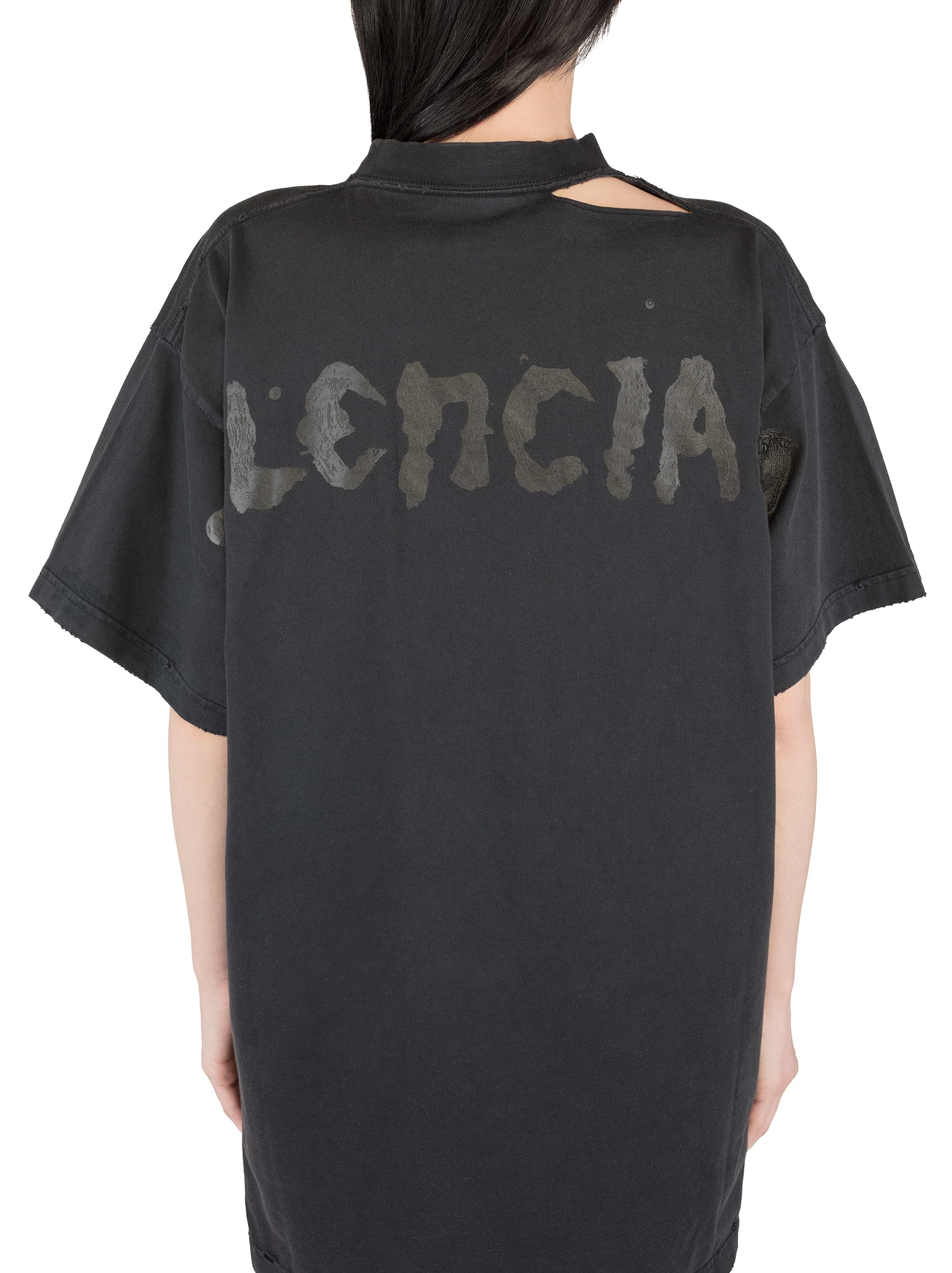 人気商品 Ripped women's Balenciaga effect for buy - dress t-shirt トップス
