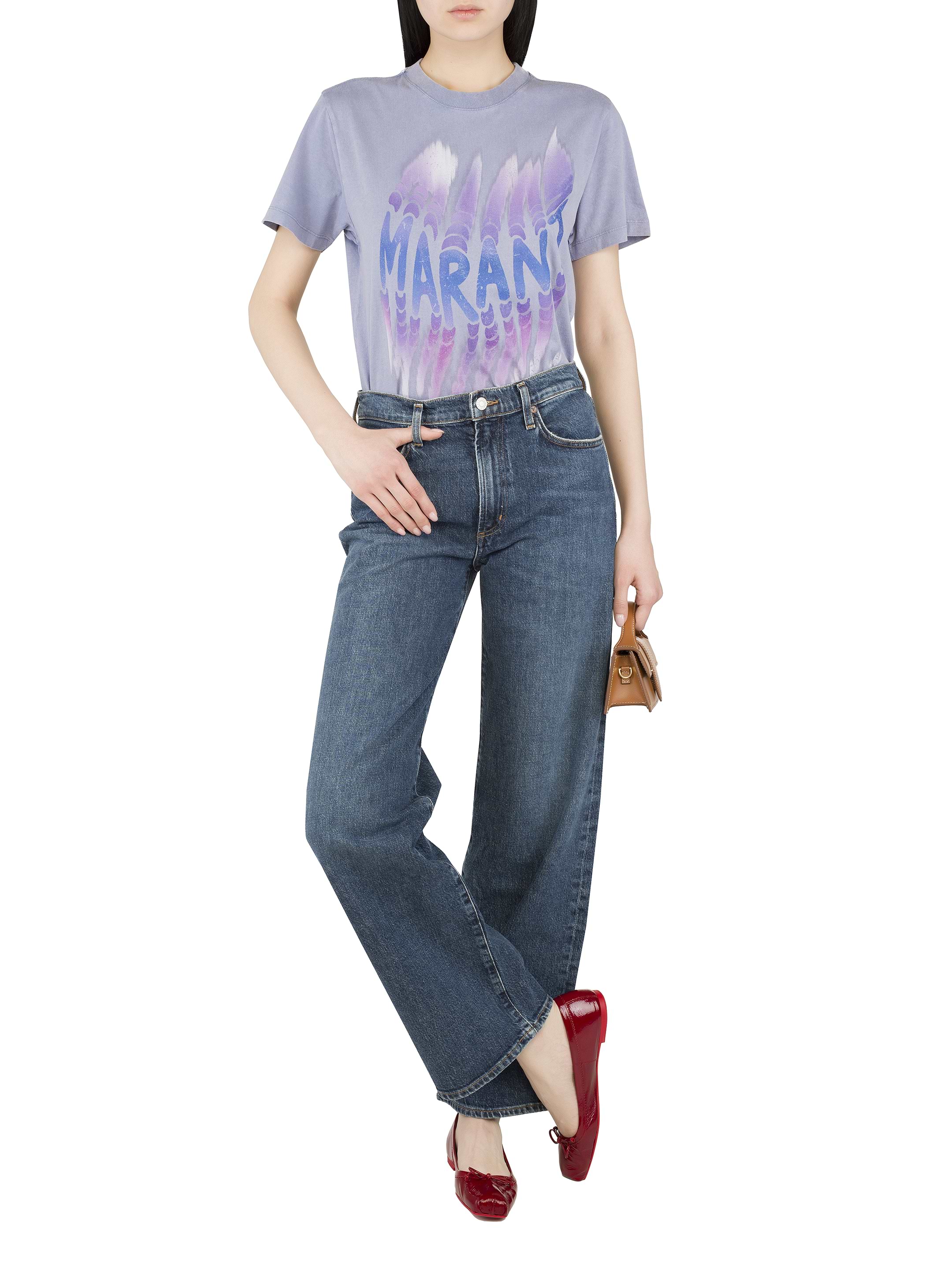 サイズL【未使用品】ISABEL MARANT ETOILE ショルダーパットT Isabel Marant Étoile women's Zoeline cotton T-shirt - buy