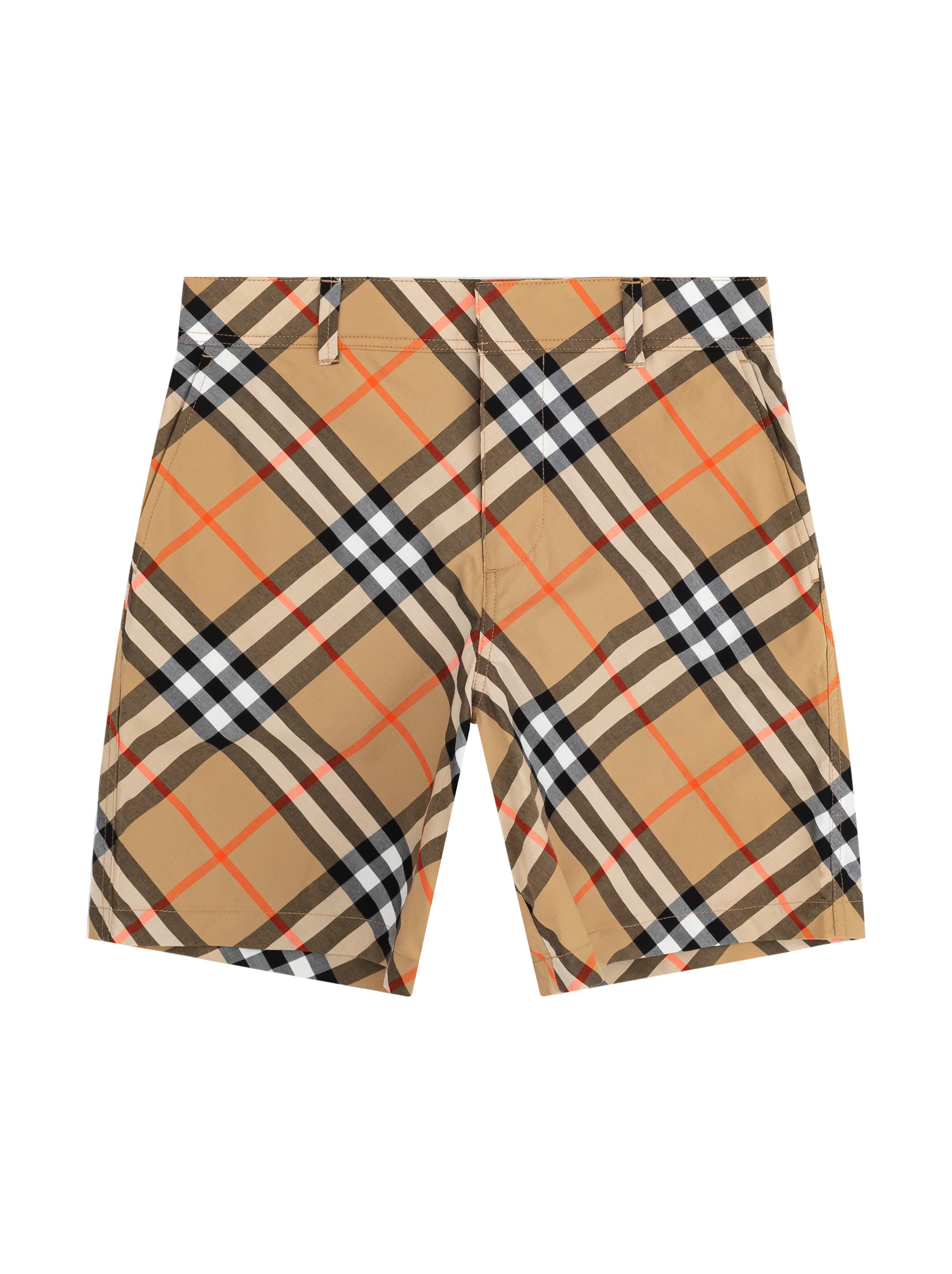 Burberry kids' Vintage Check cotton shorts - buy for 90600