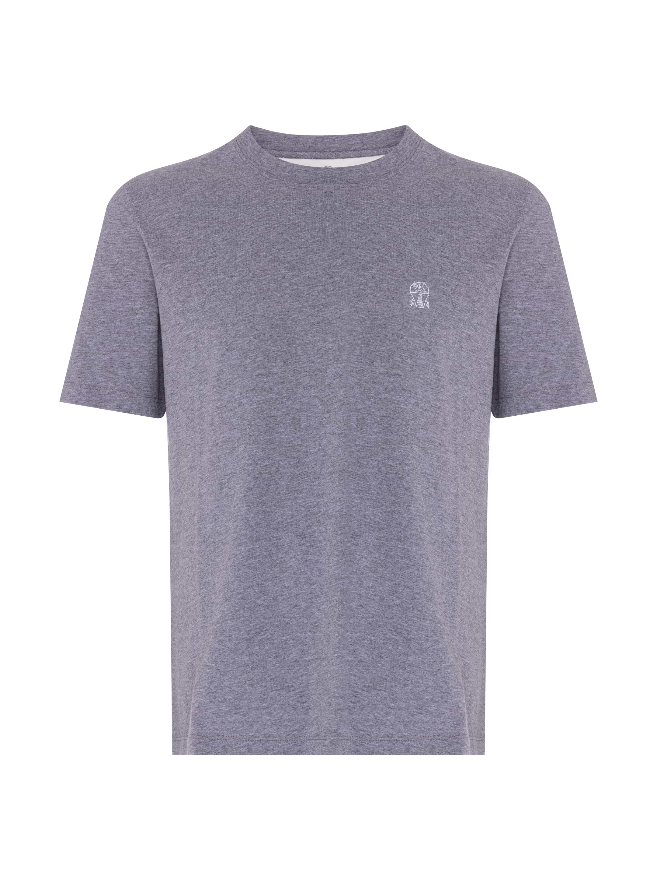 Tシャツ・カットソー BRUNELLO CUCINELLI T-SHIRTS T-shirt with print for Man in Cherry | Brunello Cucinelli