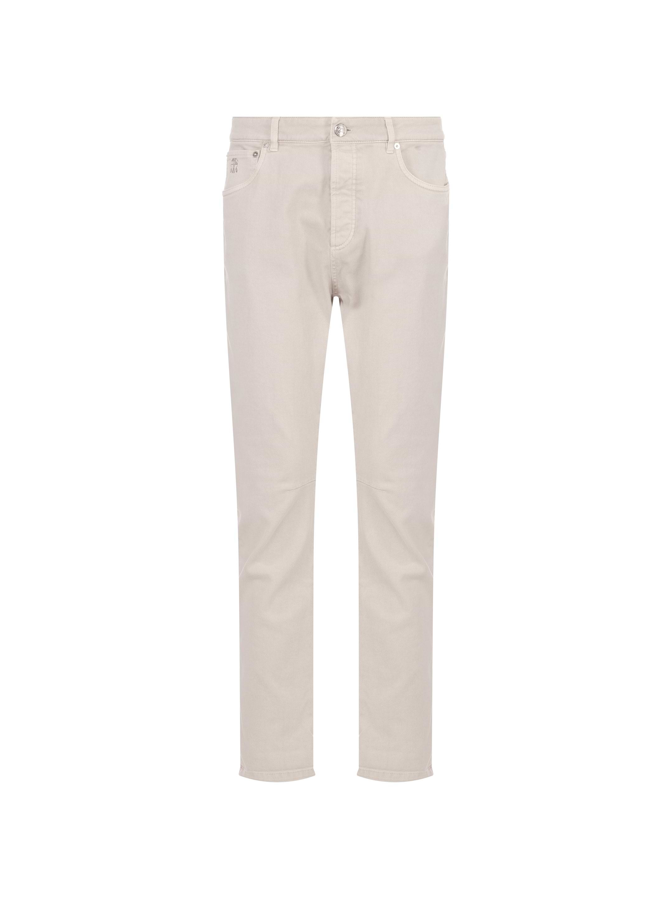 VIP【関税送料無料】希少 Brunello Cucinelli Cotton Jeans Brunello Cucinelli Leisure Fit Jeans Medium Blue Wash at